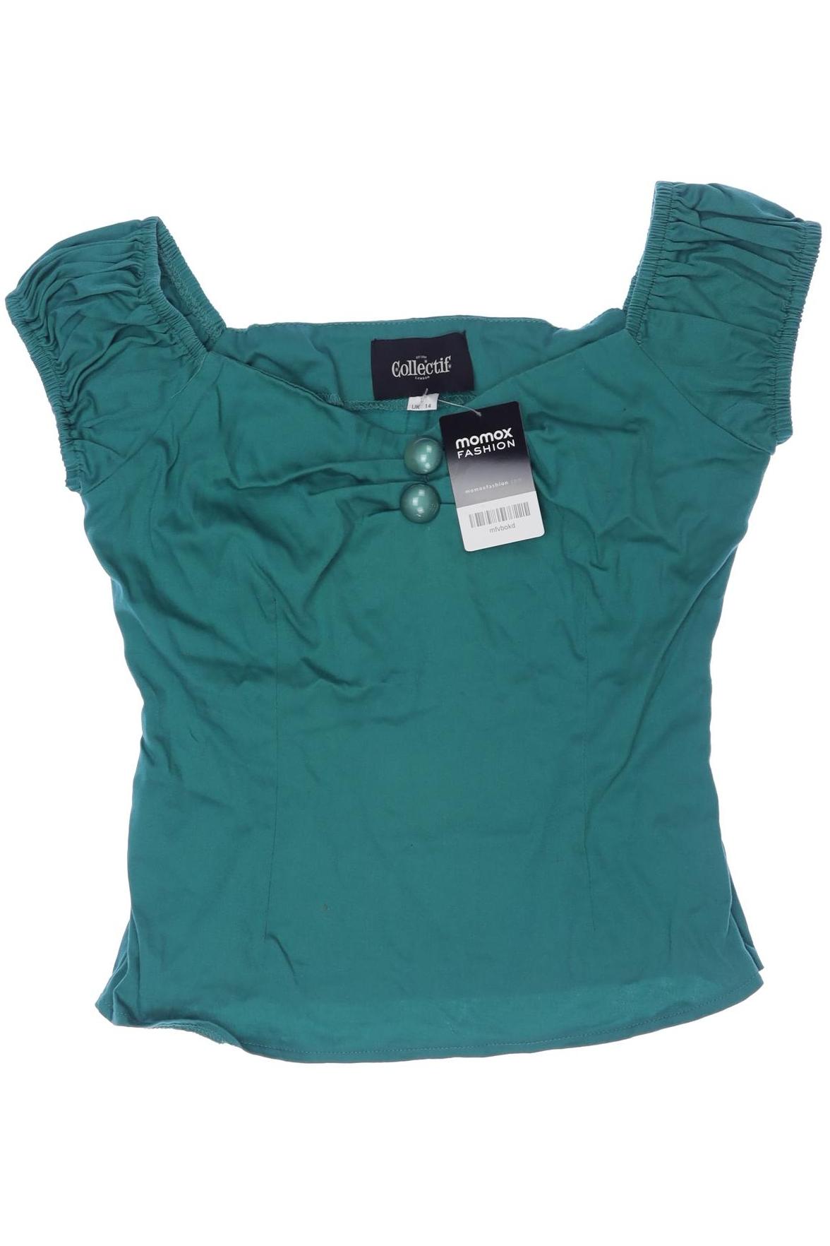 

Collectif London Damen Top, türkis, Gr. 40