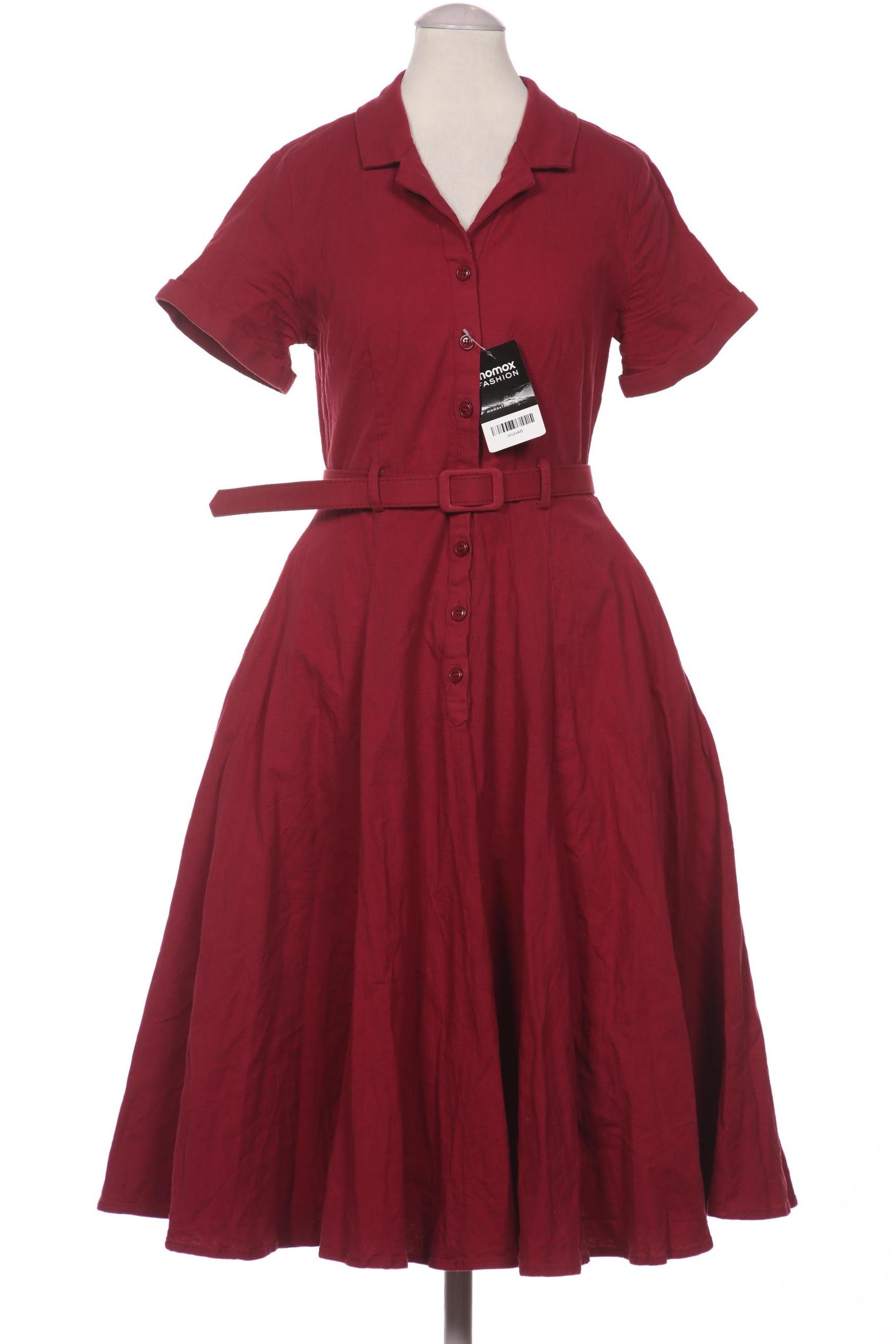 Thumbnail - Collectif London Damen Kleid, bordeaux, Gr. 36