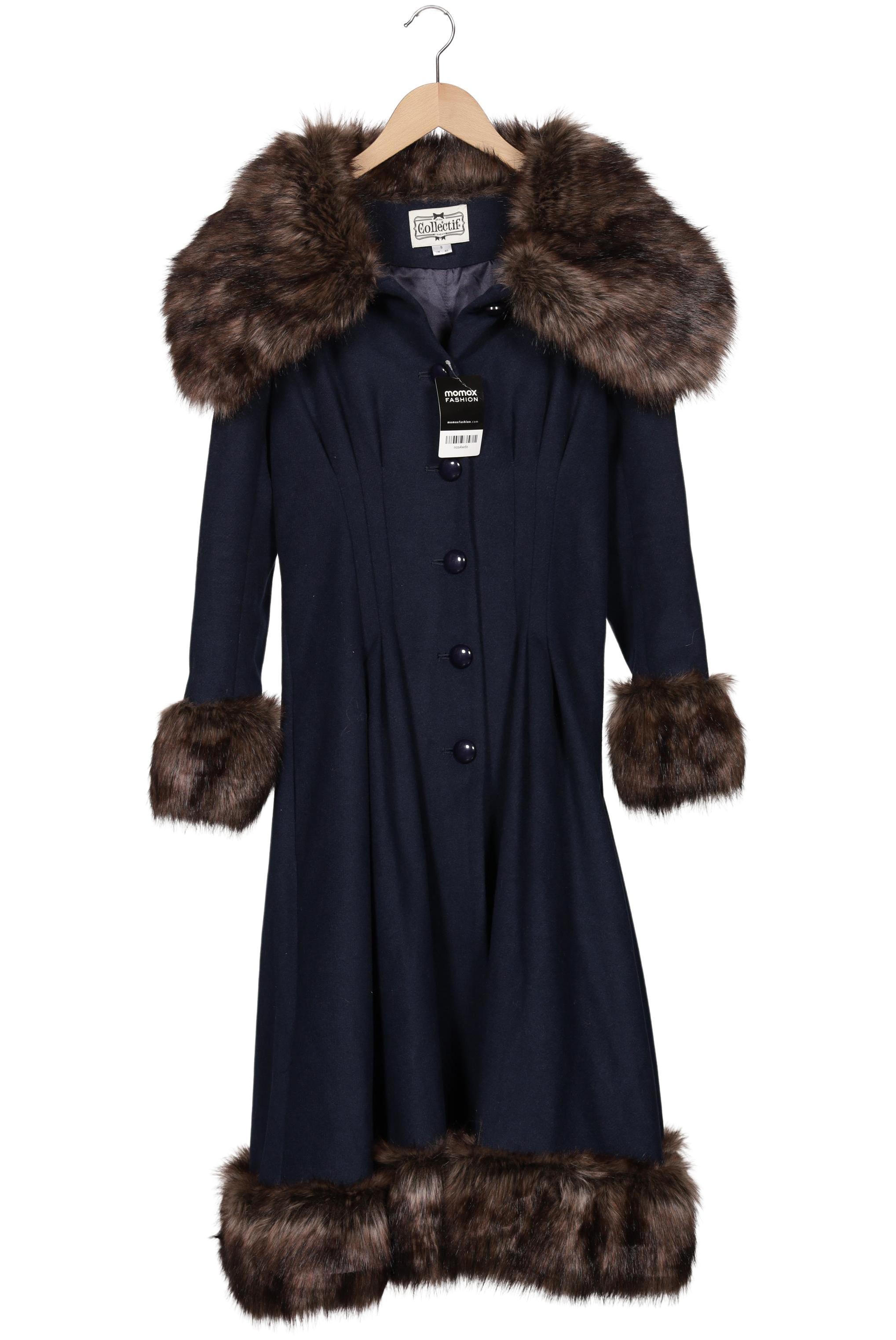 

Collectif London Damen Mantel, marineblau, Gr. 36