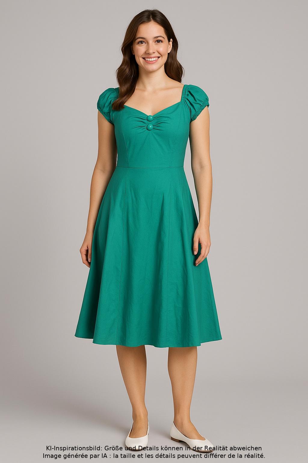 

Collectif London Damen Kleid, türkis, Gr. 40