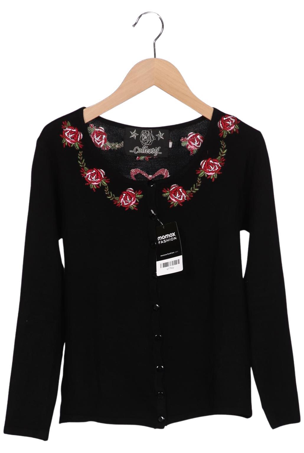 

Collectif London Damen Strickjacke, schwarz, Gr. 36