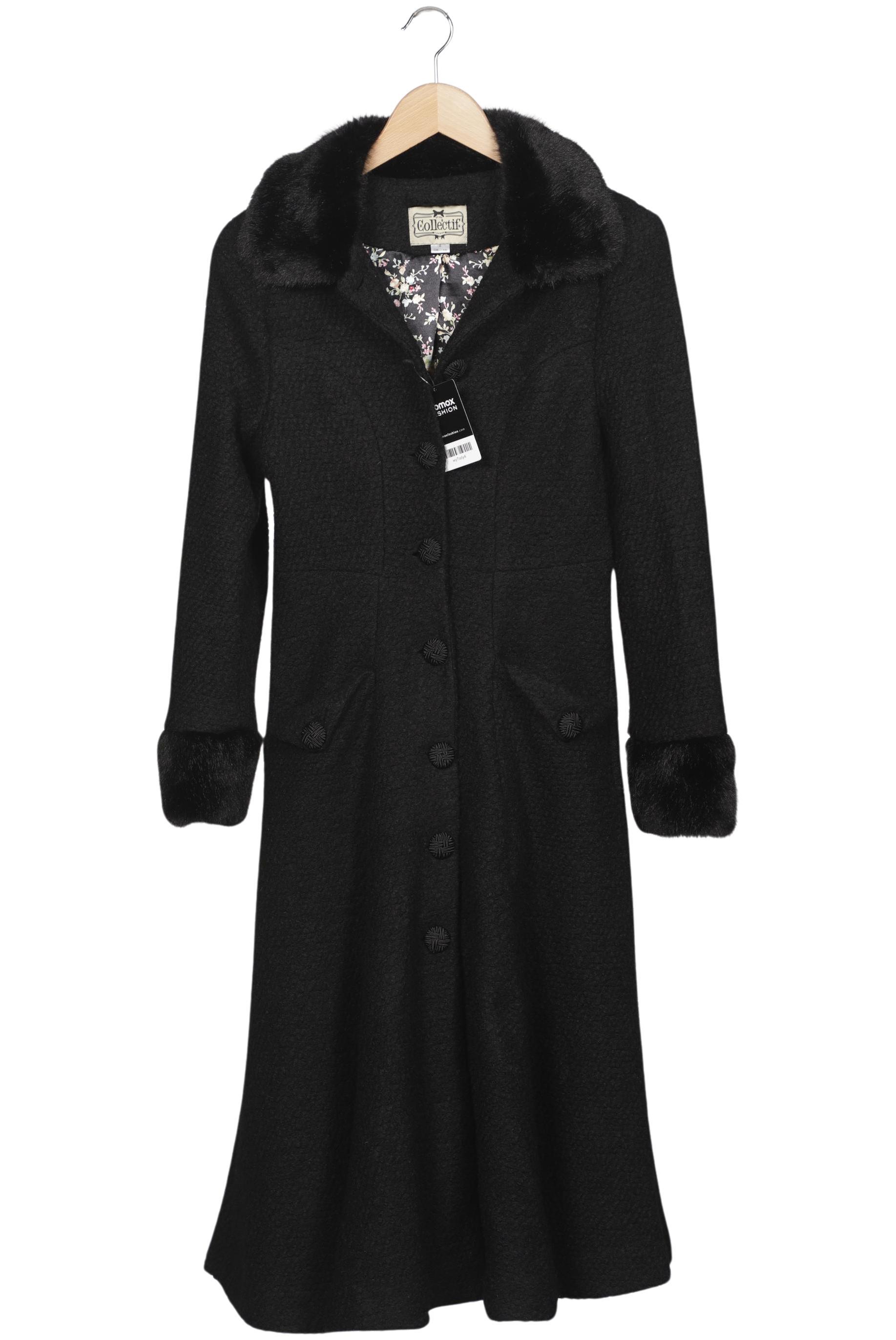 

Collectif London Damen Mantel, schwarz, Gr. 36