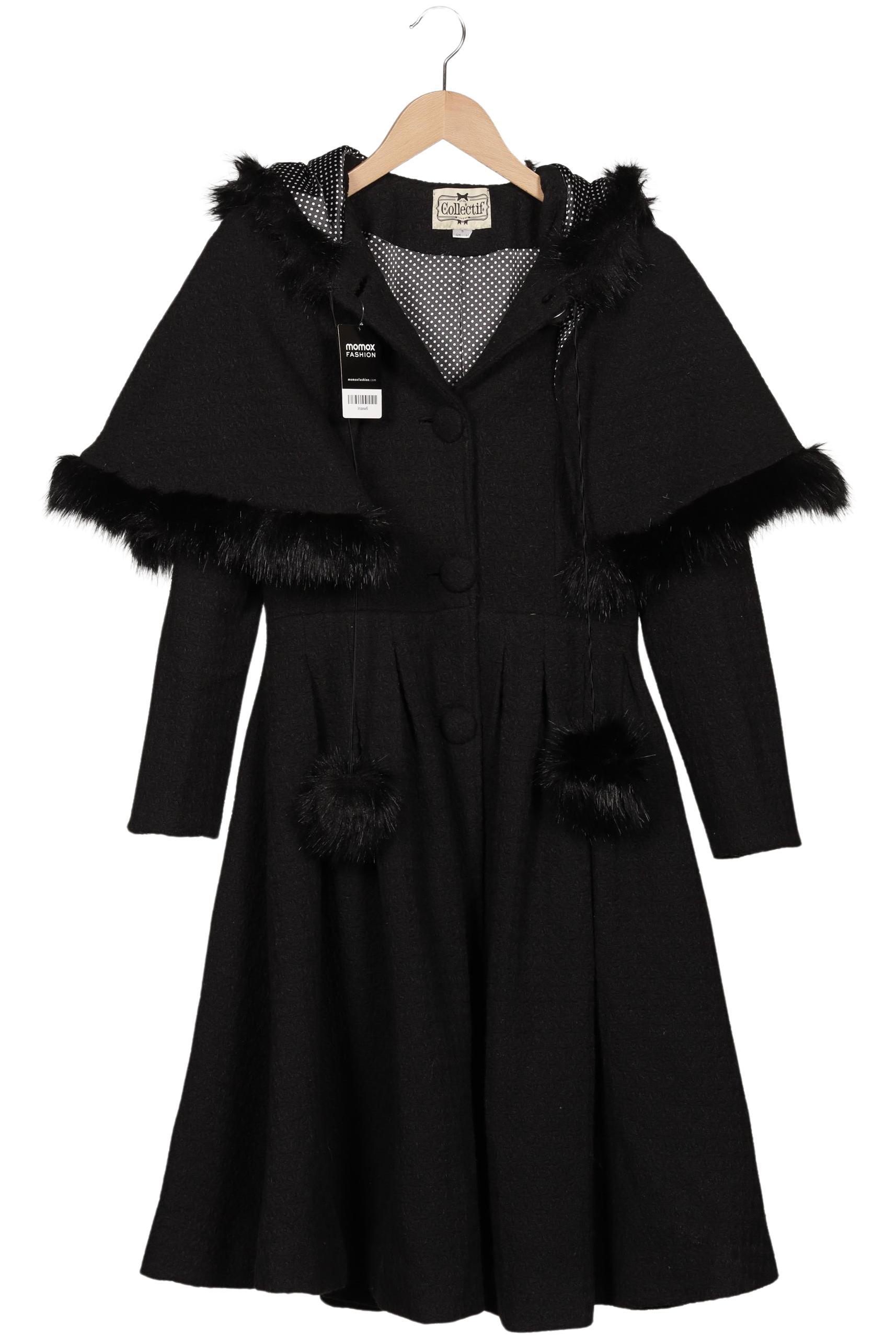 

Collectif London Damen Mantel, schwarz, Gr. 36