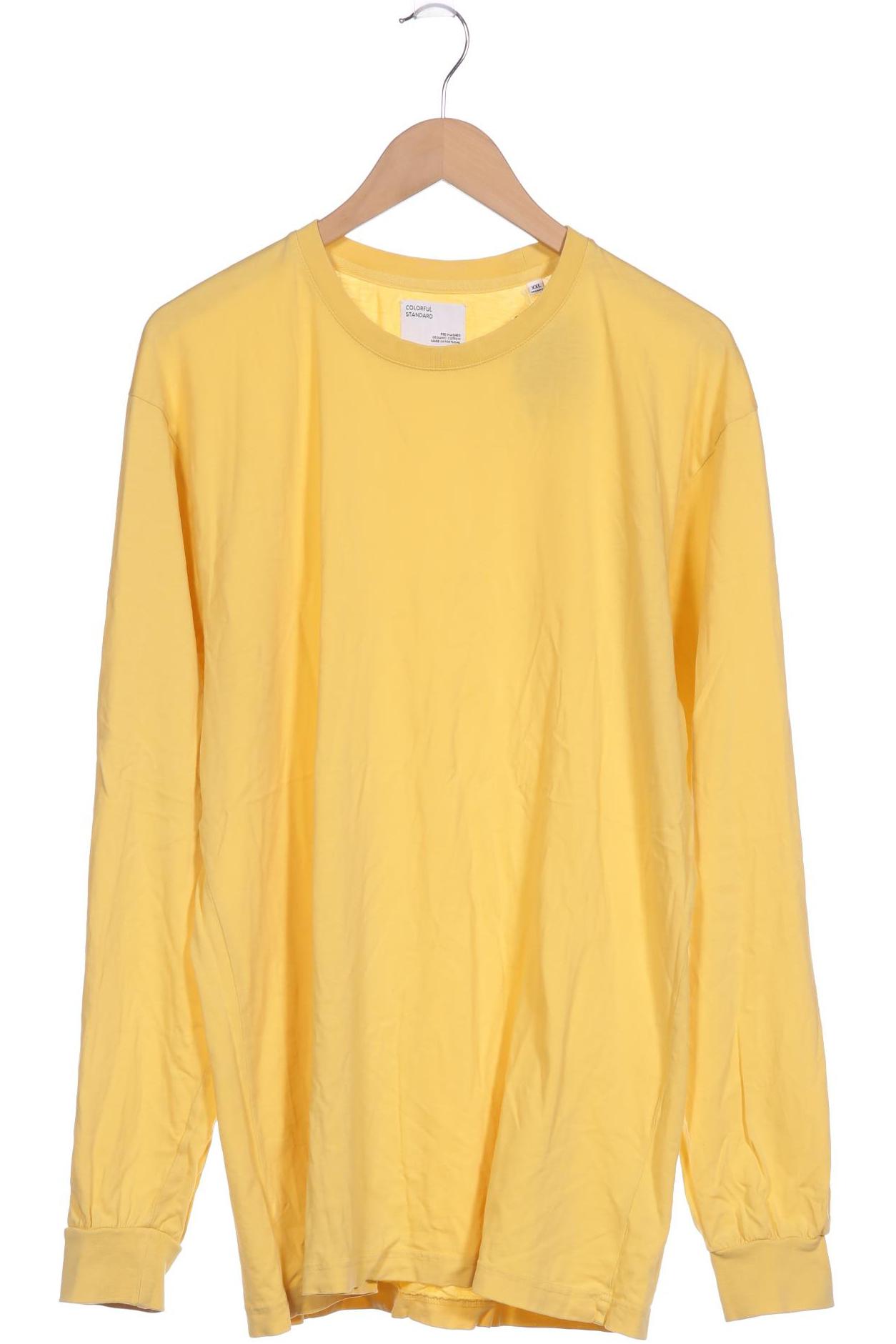 

Colorful Standard Herren Langarmshirt, gelb, Gr. 56