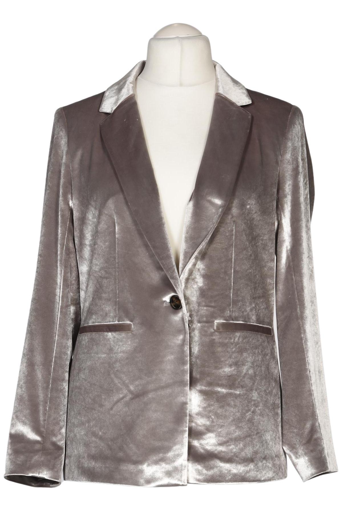

Comma Damen Blazer, silber, Gr. 40