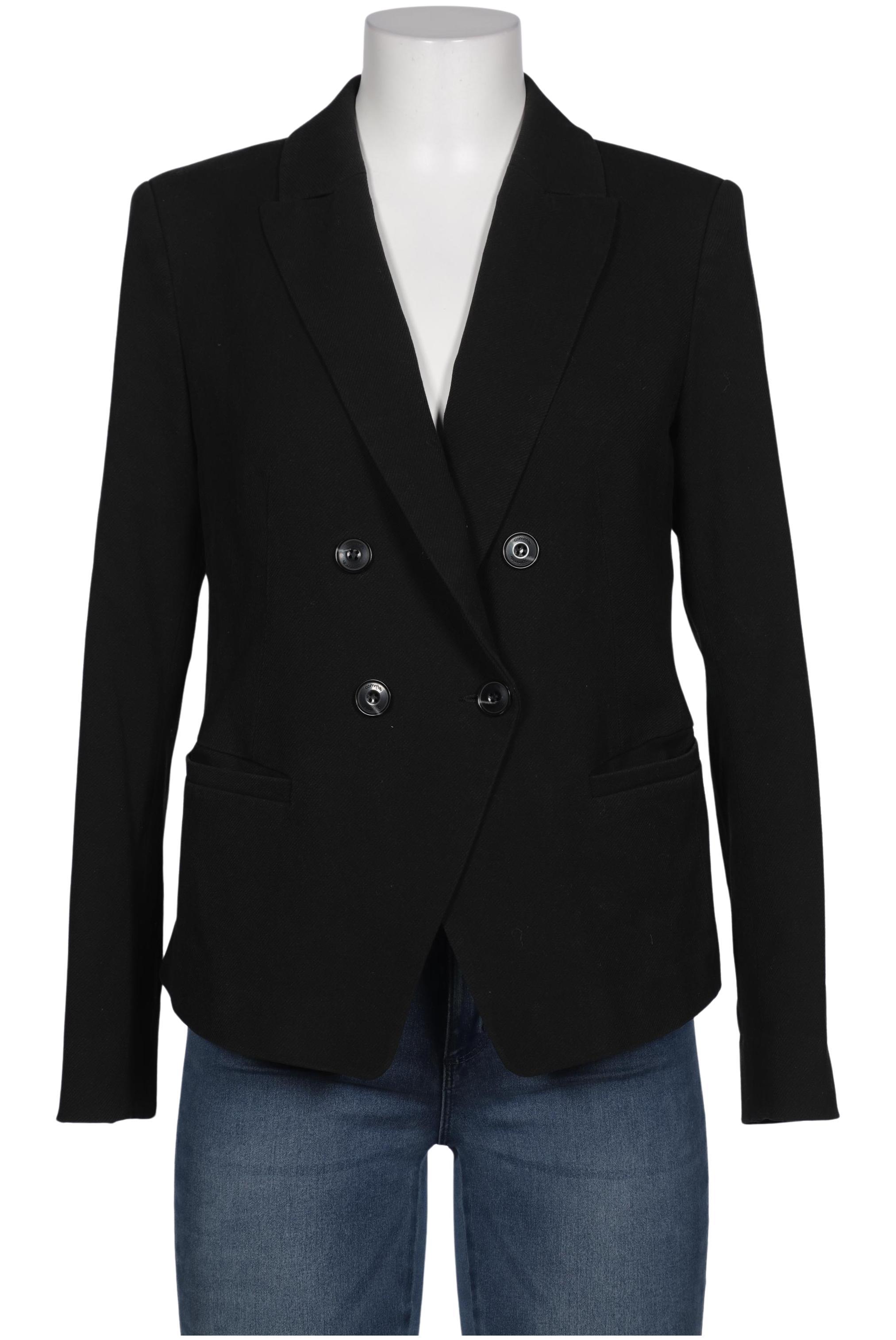 

Comma Damen Blazer, schwarz, Gr. 38