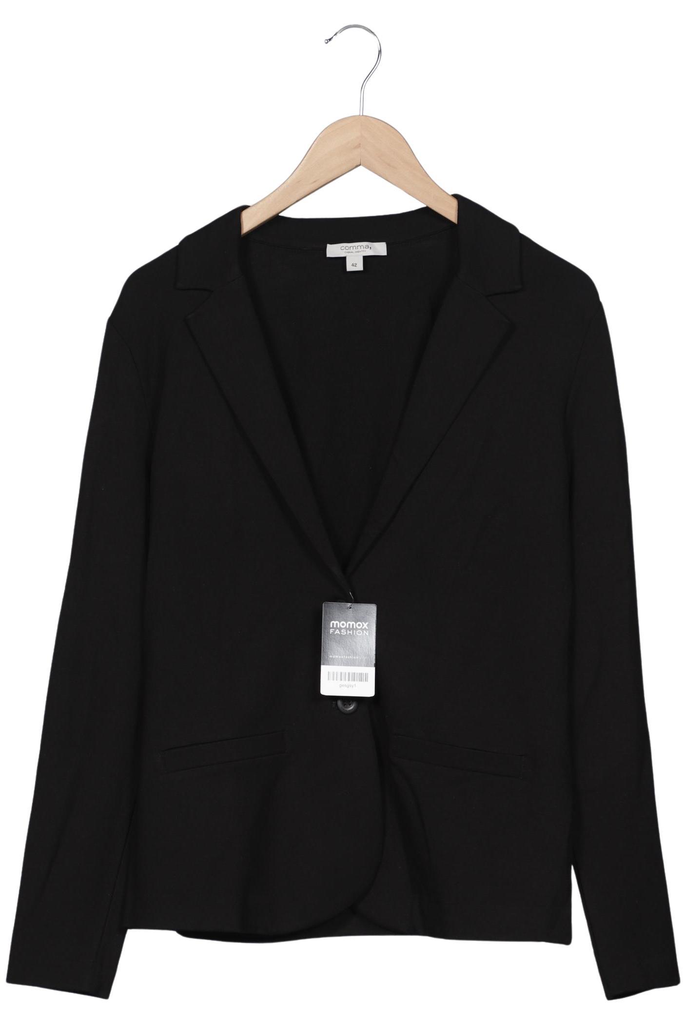 

Comma Damen Blazer, schwarz, Gr. 42