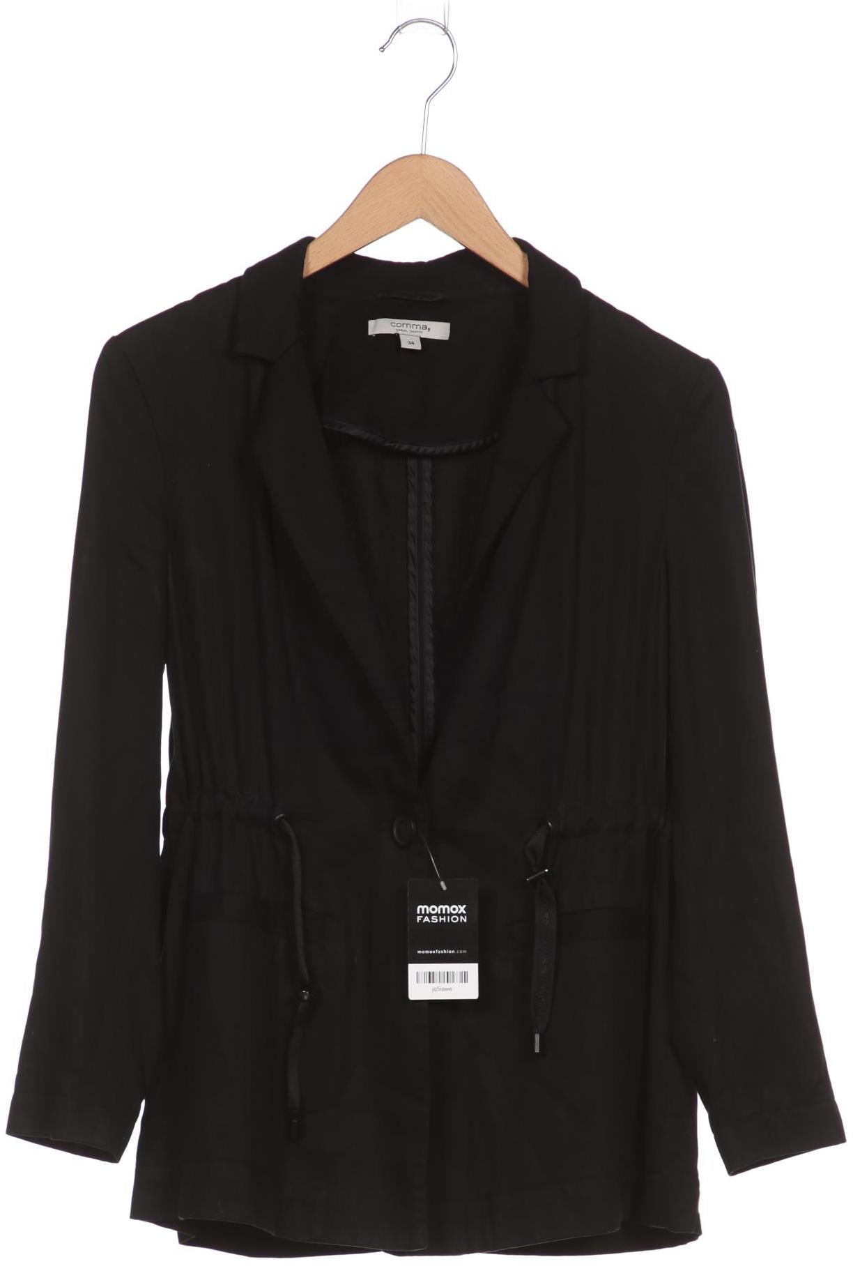 

Comma Damen Blazer, schwarz, Gr. 34