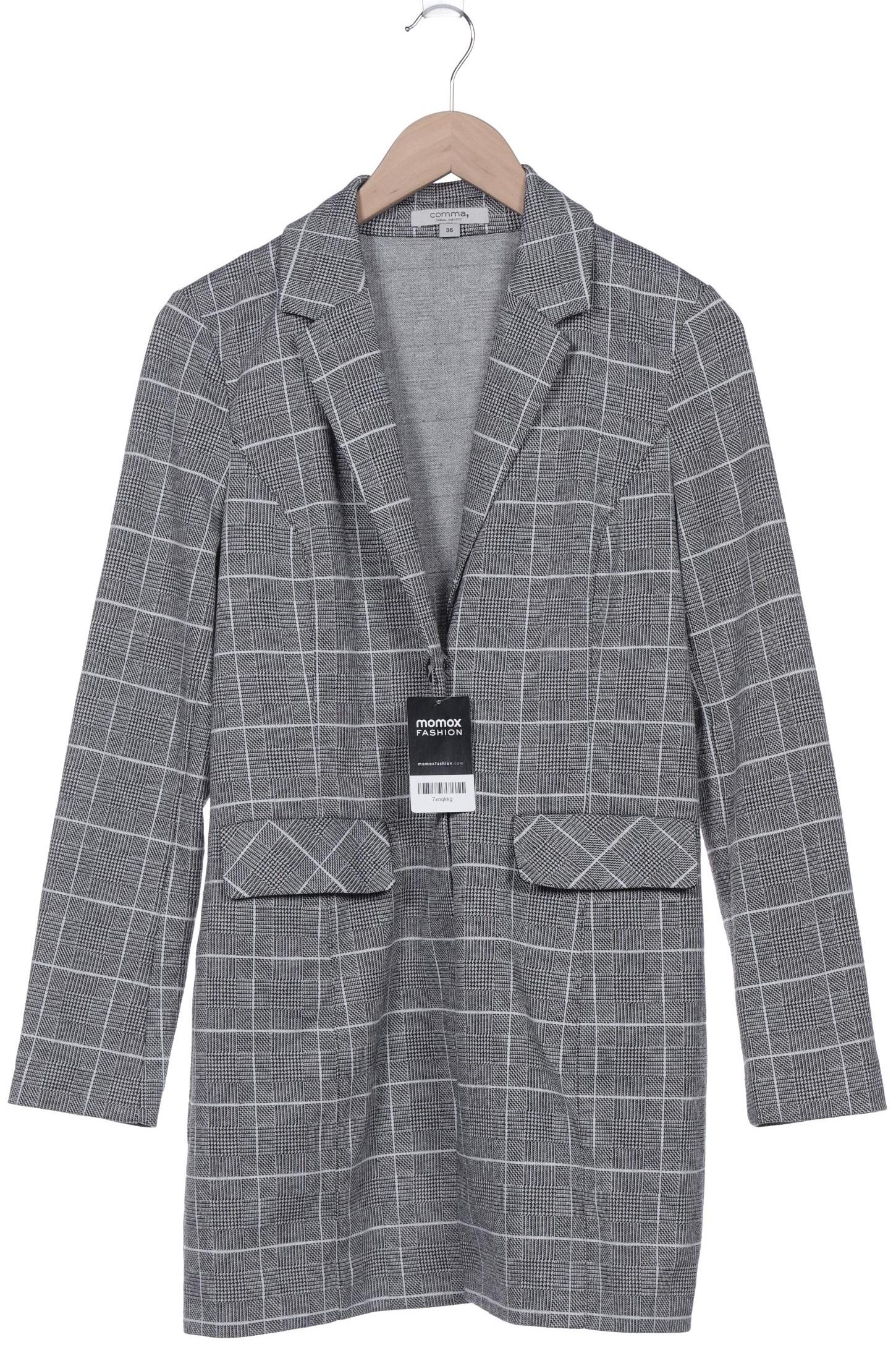 

Comma Damen Blazer, grau, Gr. 36