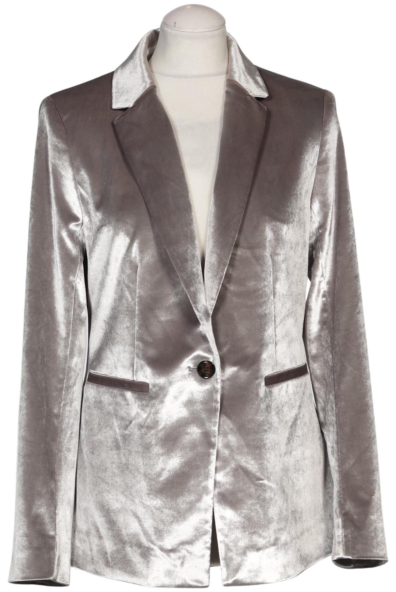 

Comma Damen Blazer, silber, Gr. 36