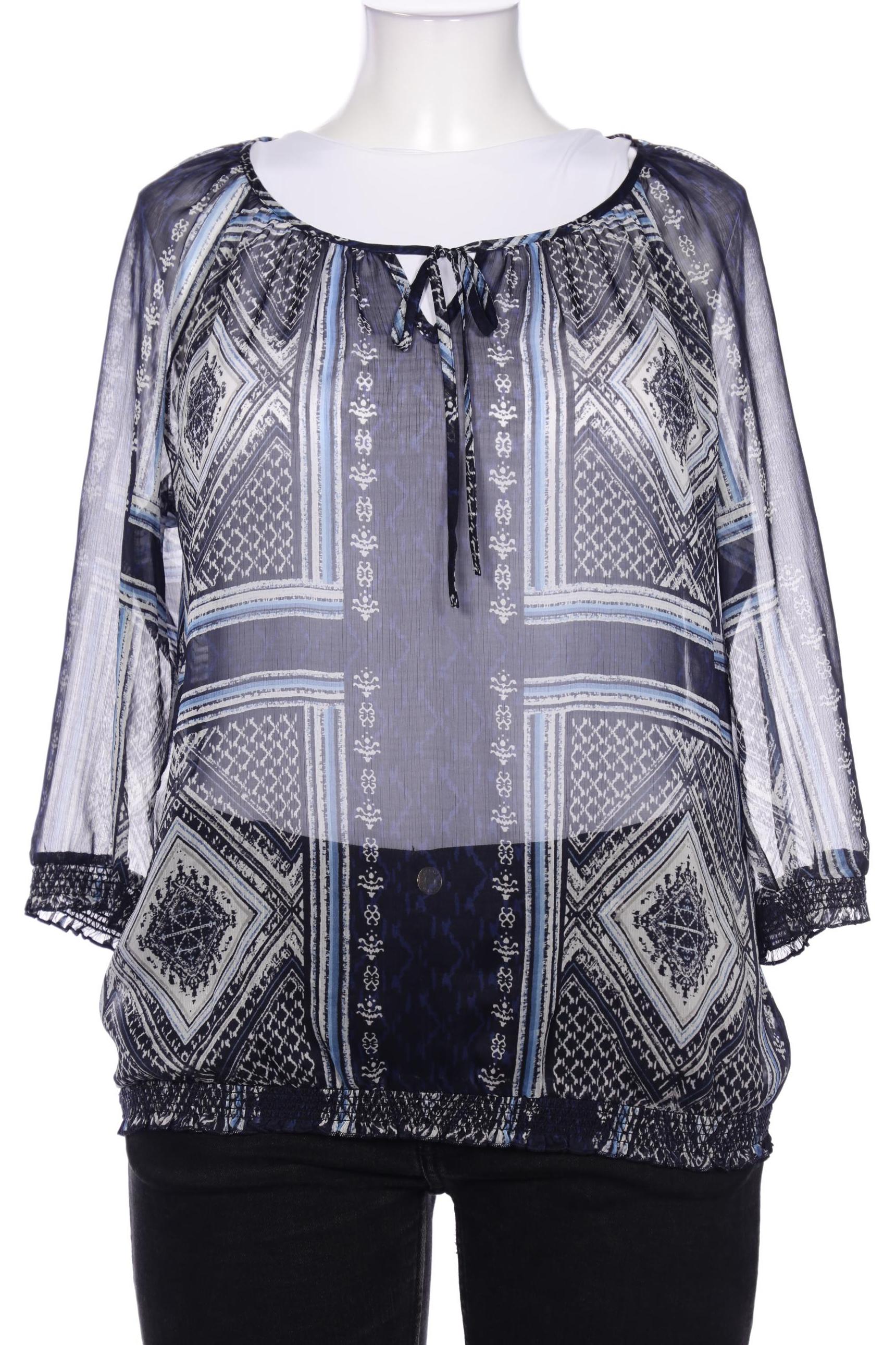

Comma Damen Bluse, marineblau, Gr. 42