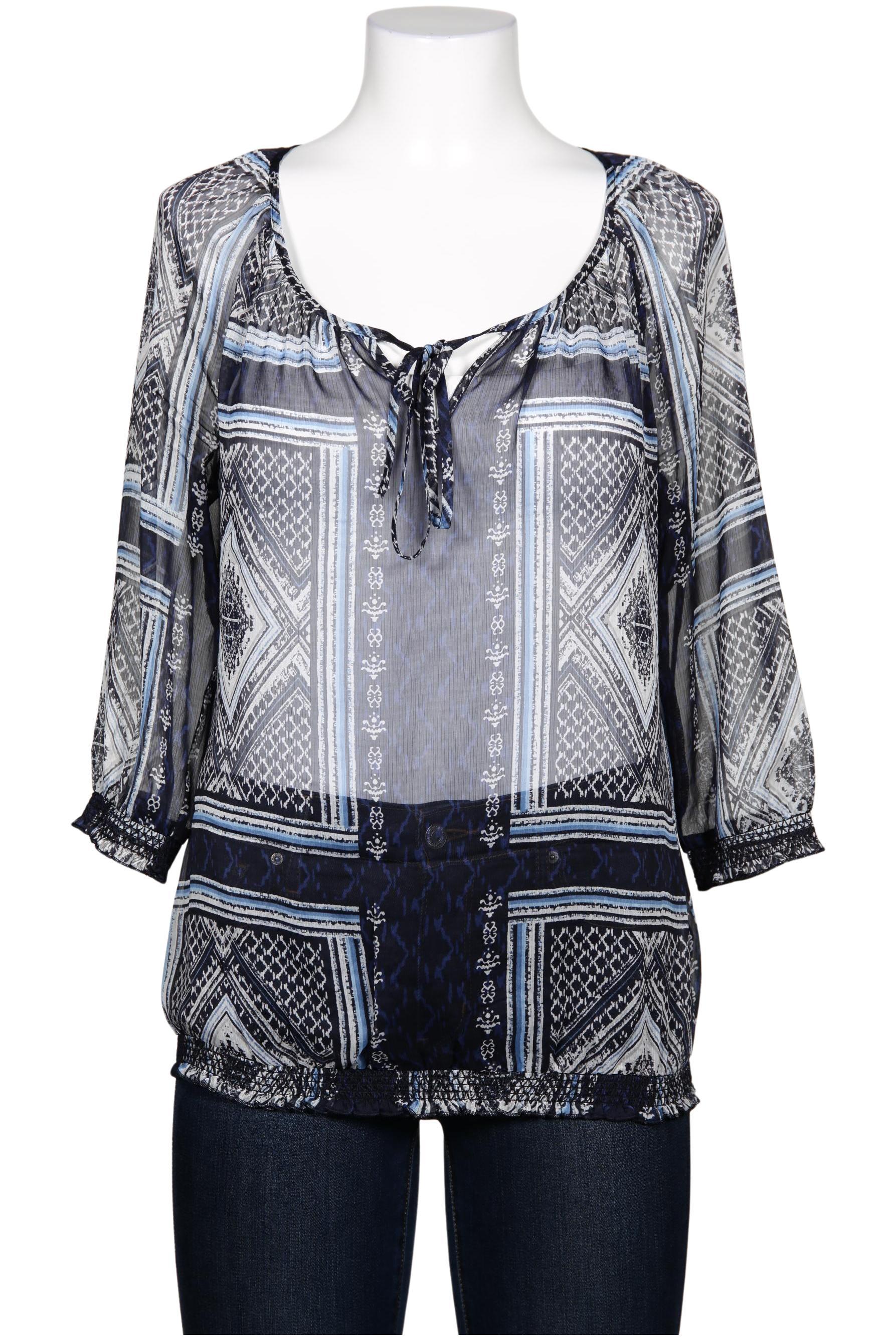 

Comma Damen Bluse, marineblau, Gr. 38