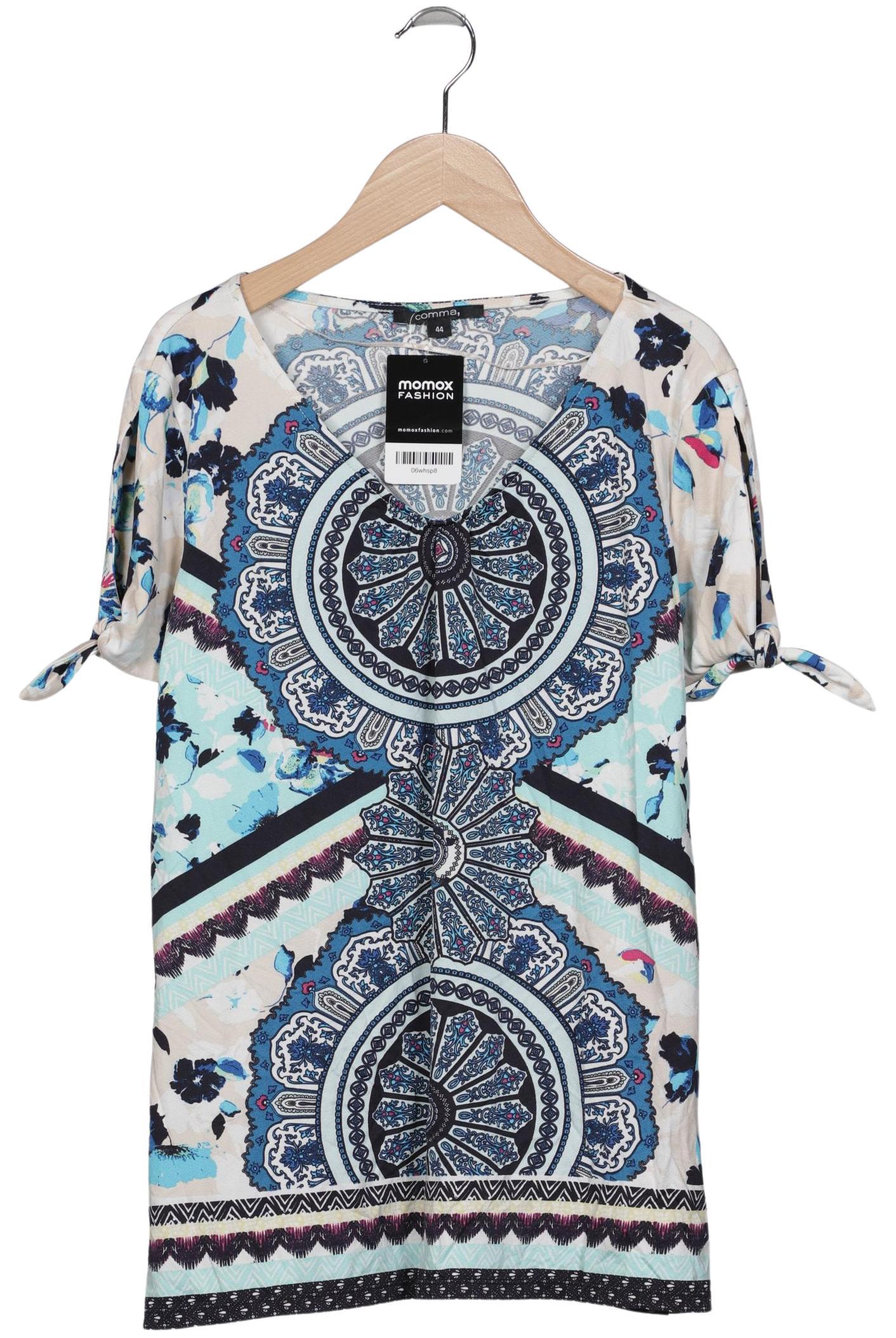 

Comma Damen Bluse, blau, Gr. 44