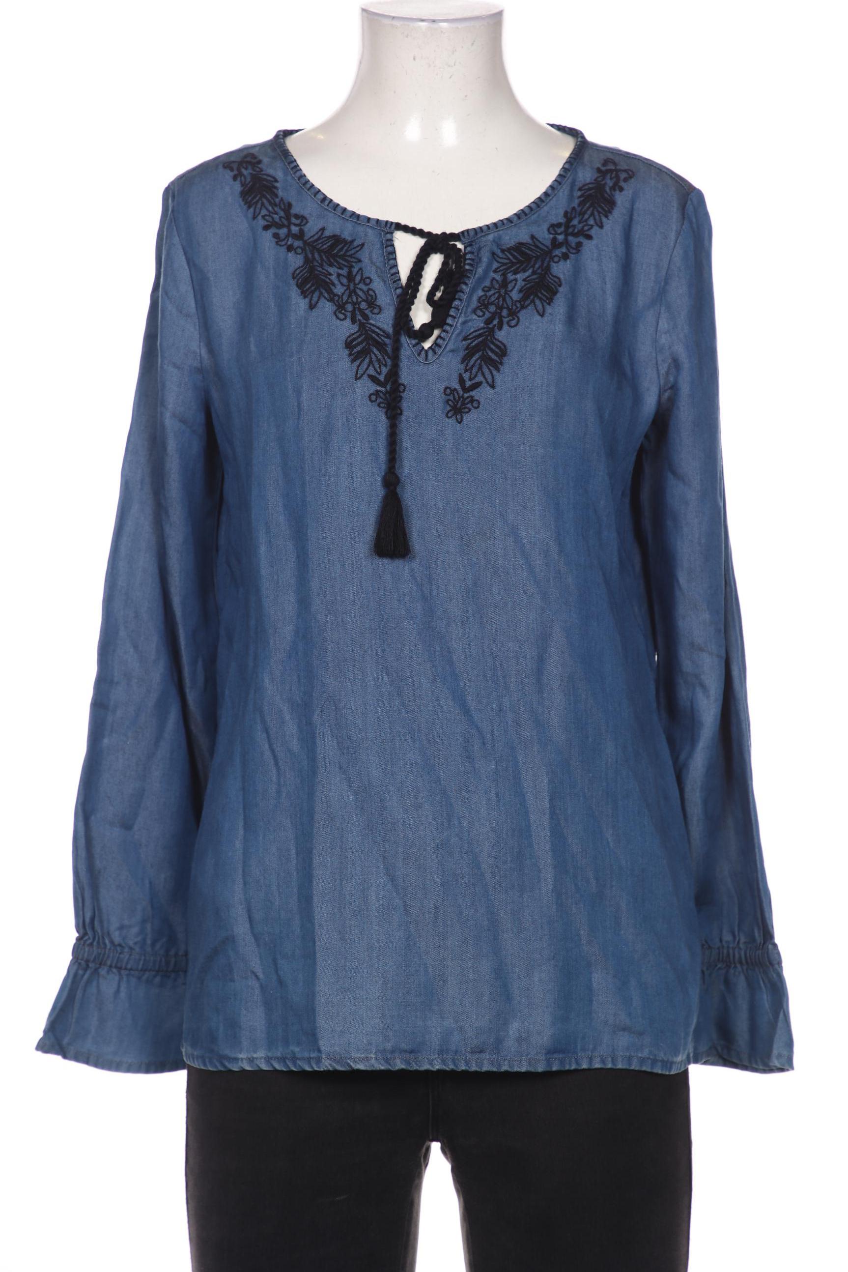 

Comma Damen Bluse, blau, Gr. 34