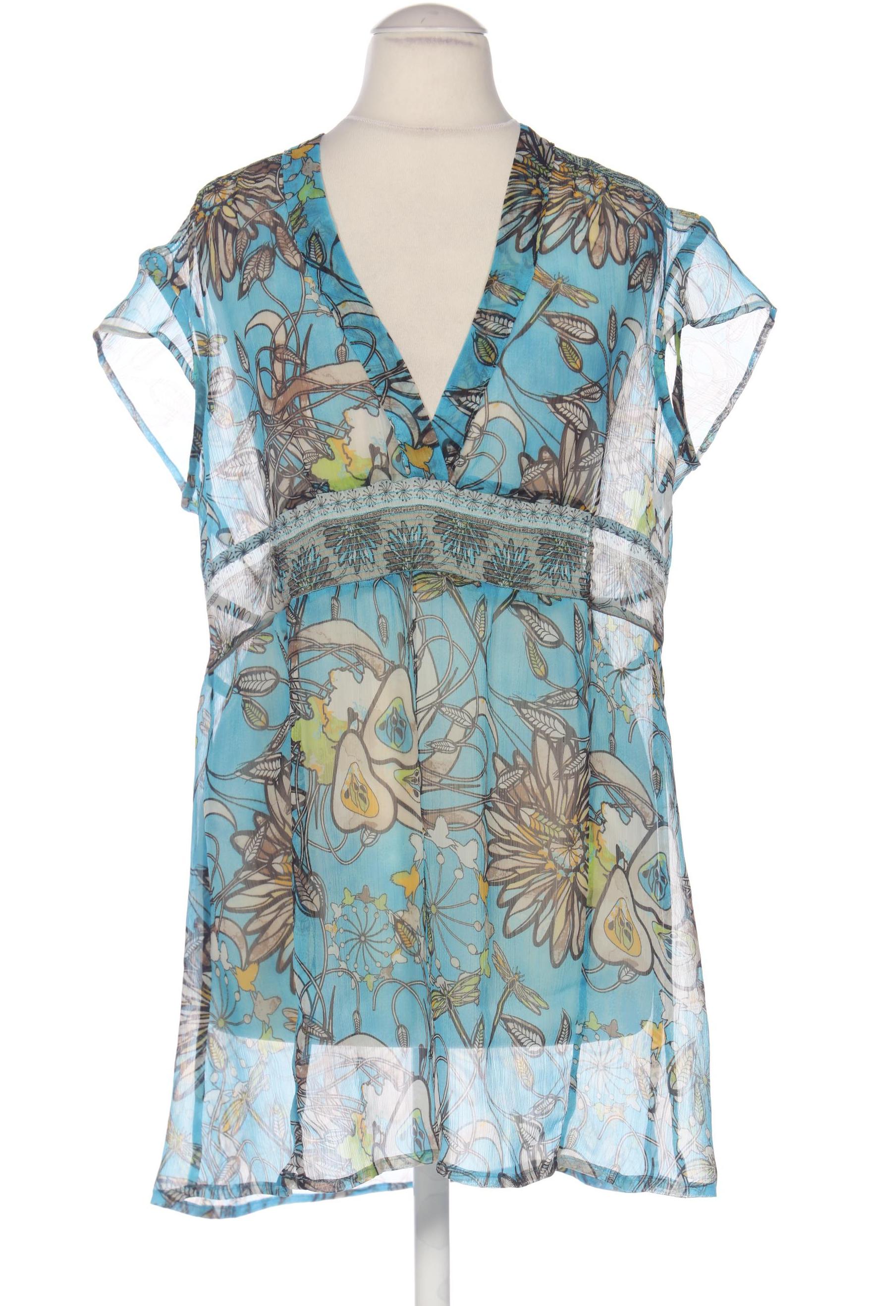 

Comma Damen Bluse, blau, Gr. 38