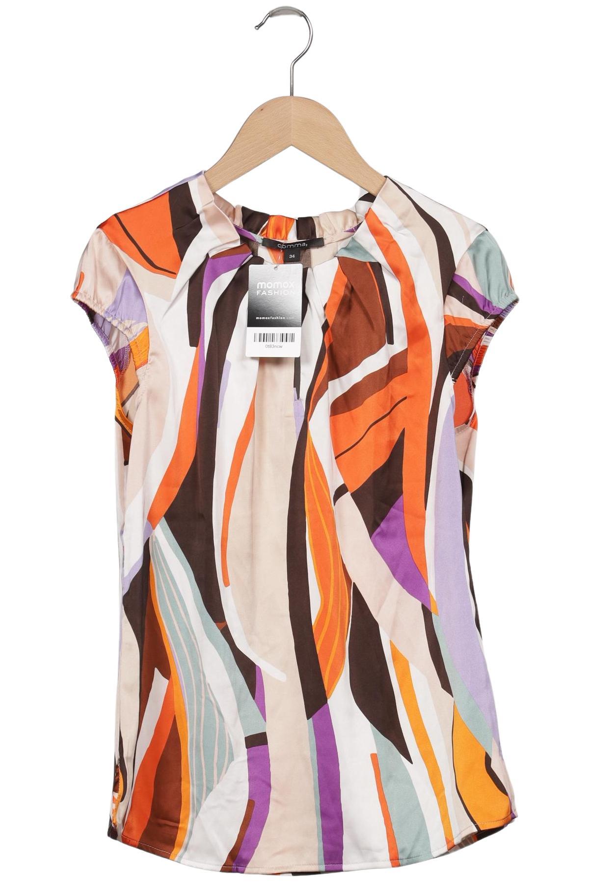 

Comma Damen Bluse, mehrfarbig, Gr. 34