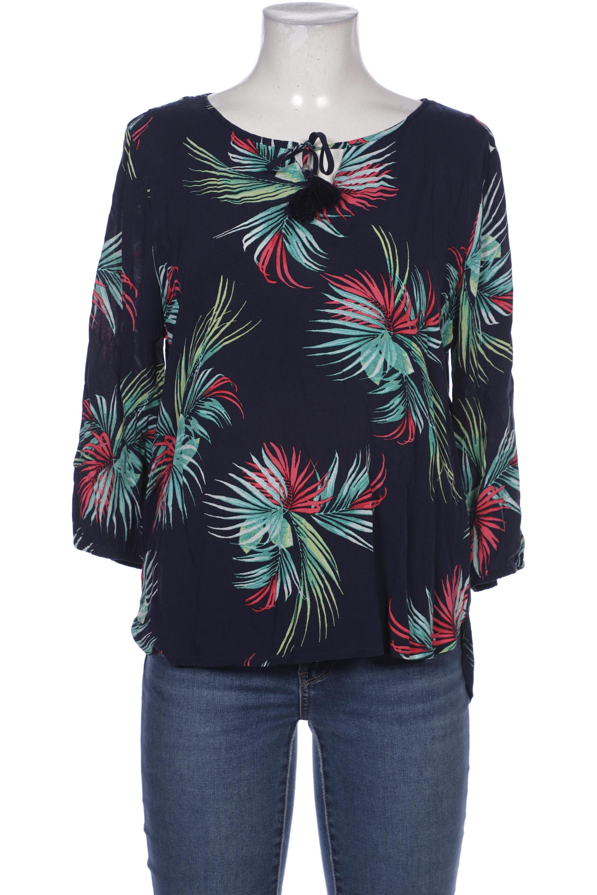 

Comma Damen Bluse, marineblau, Gr. 40