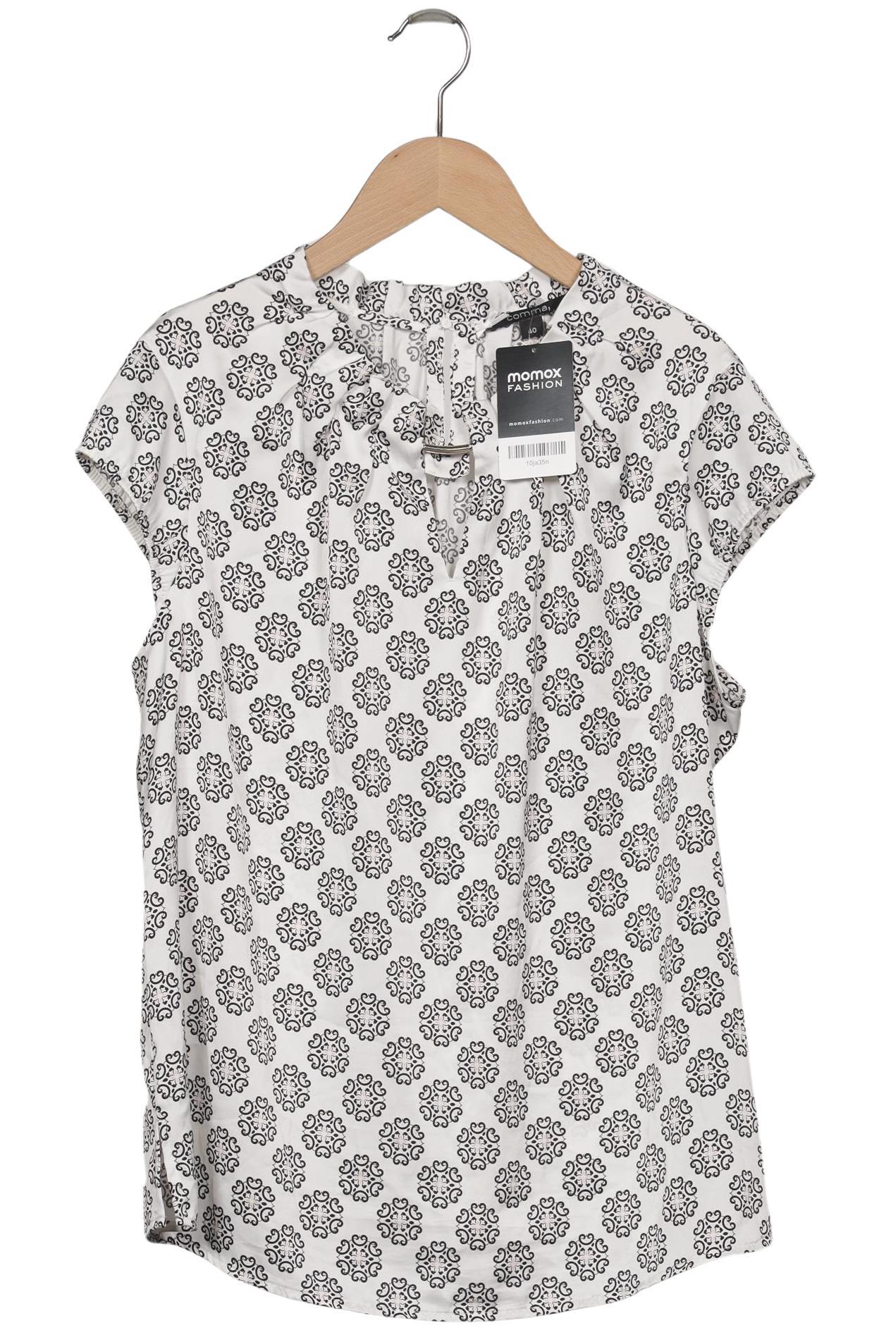 

Comma Damen Bluse, weiß, Gr. 40