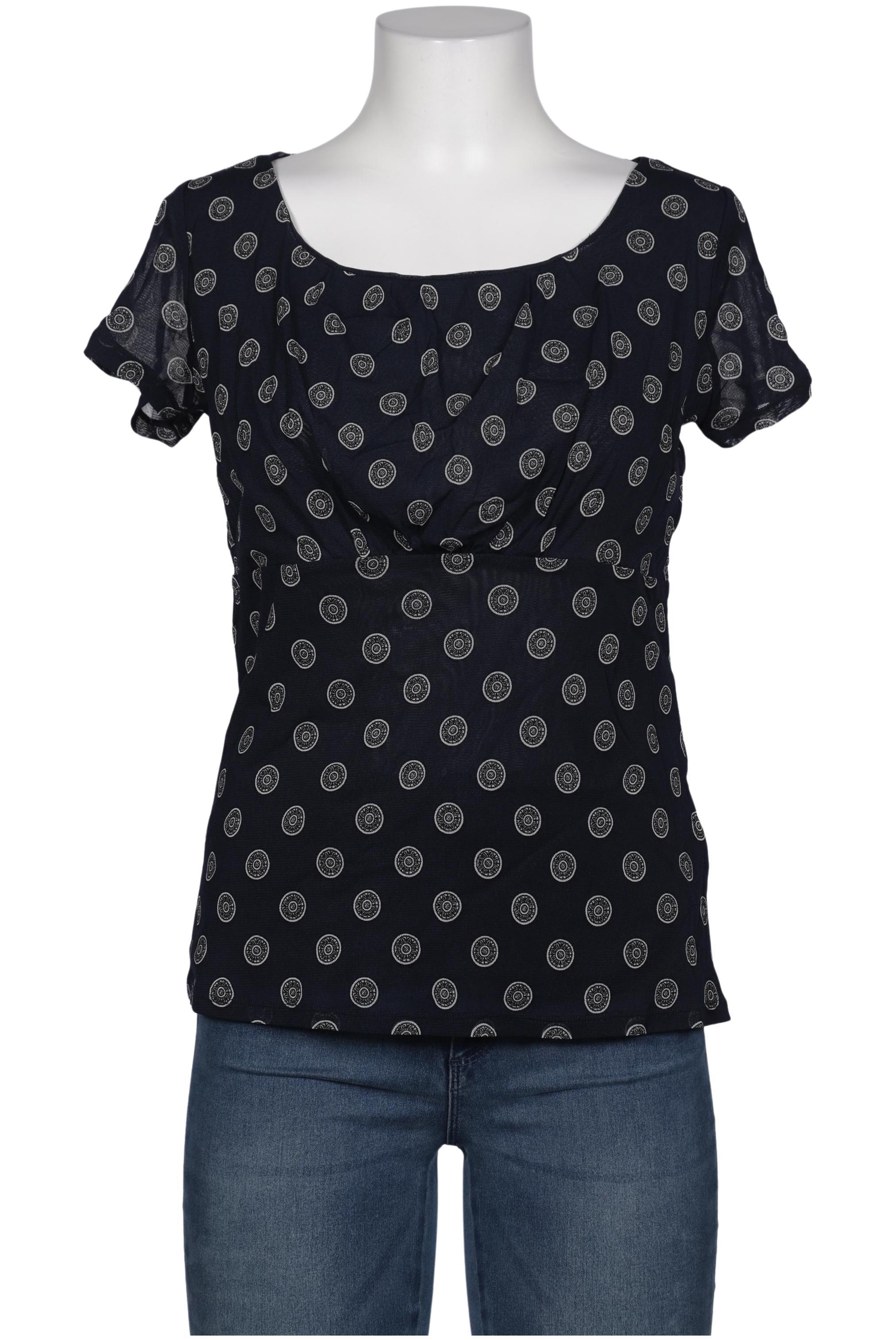 

Comma Damen Bluse, marineblau, Gr. 38