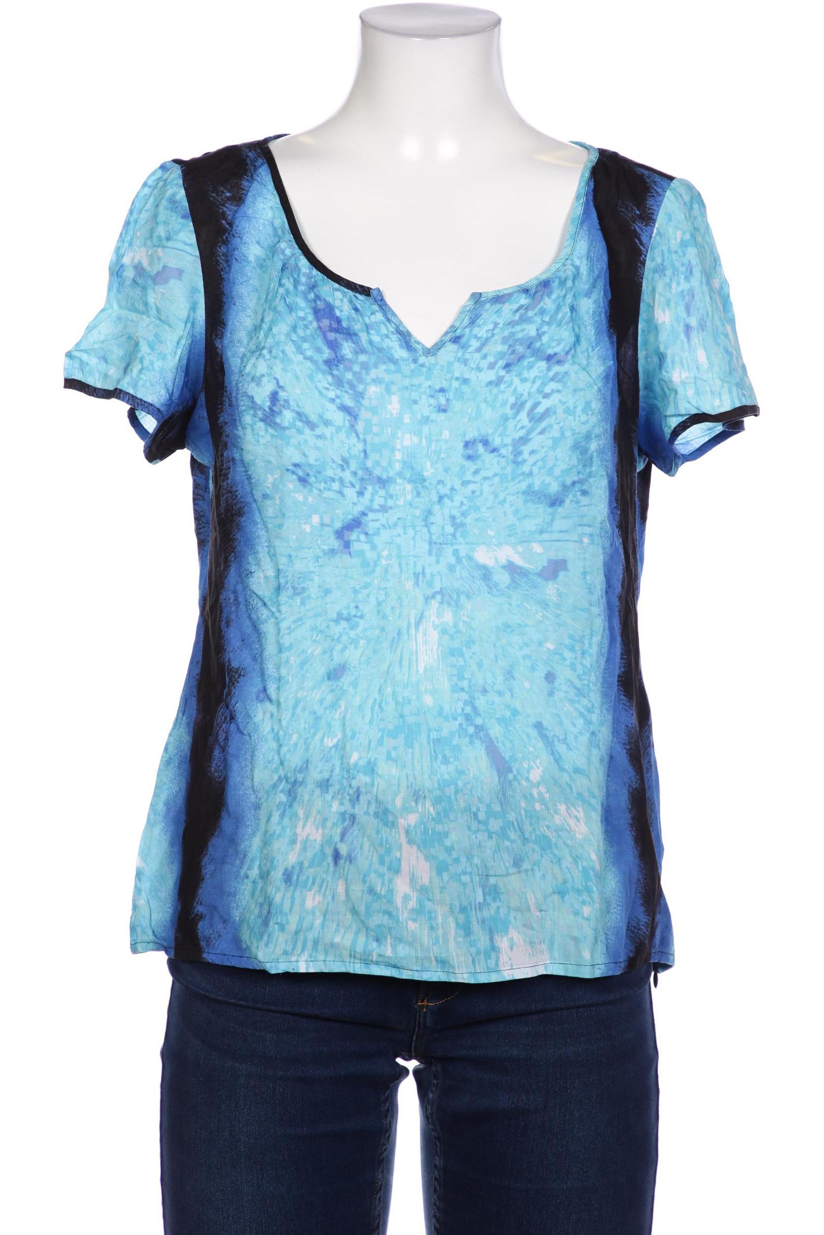 

Comma Damen Bluse, blau, Gr. 40