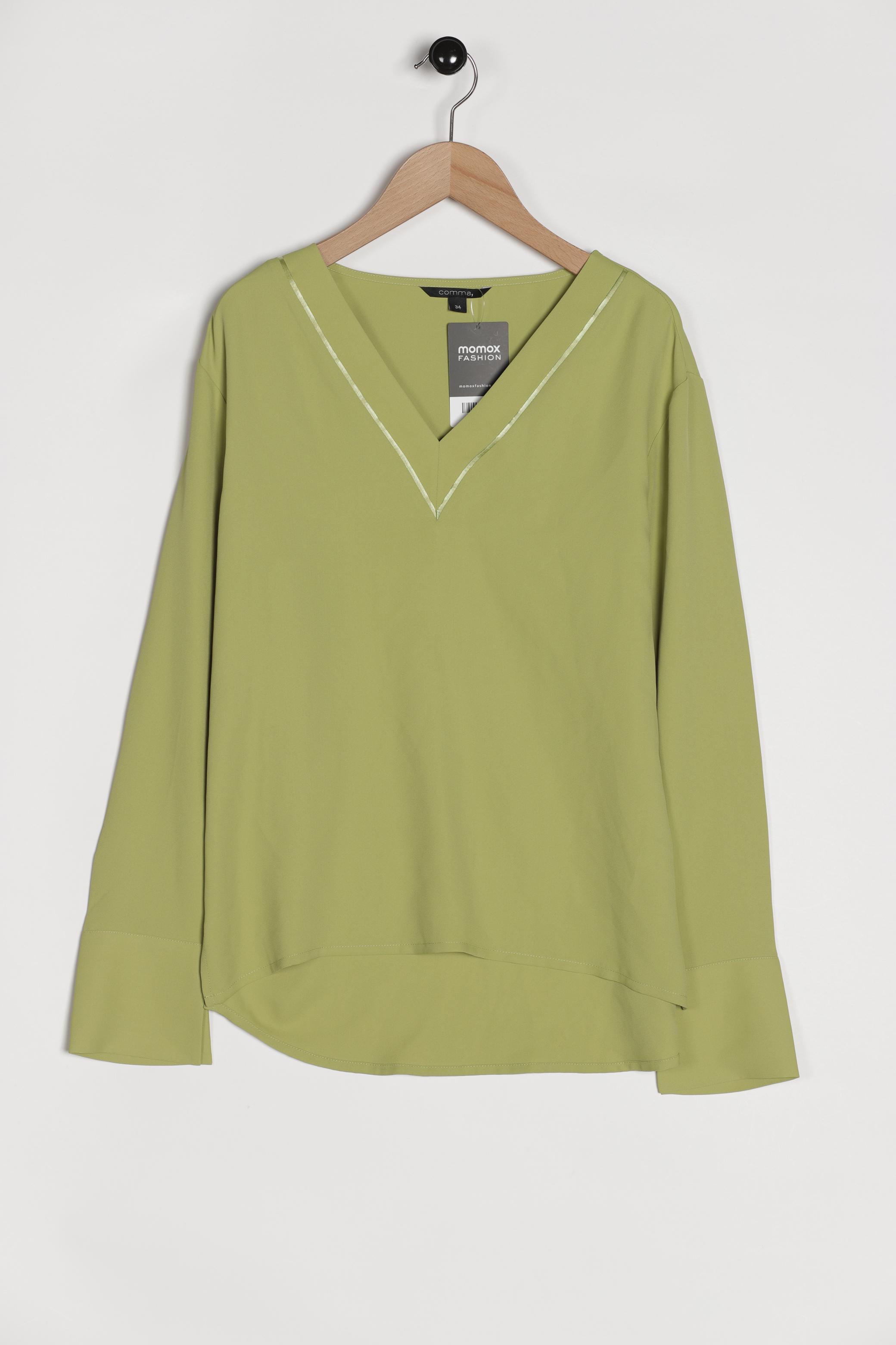 

Comma Damen Bluse, hellgrün, Gr. 34
