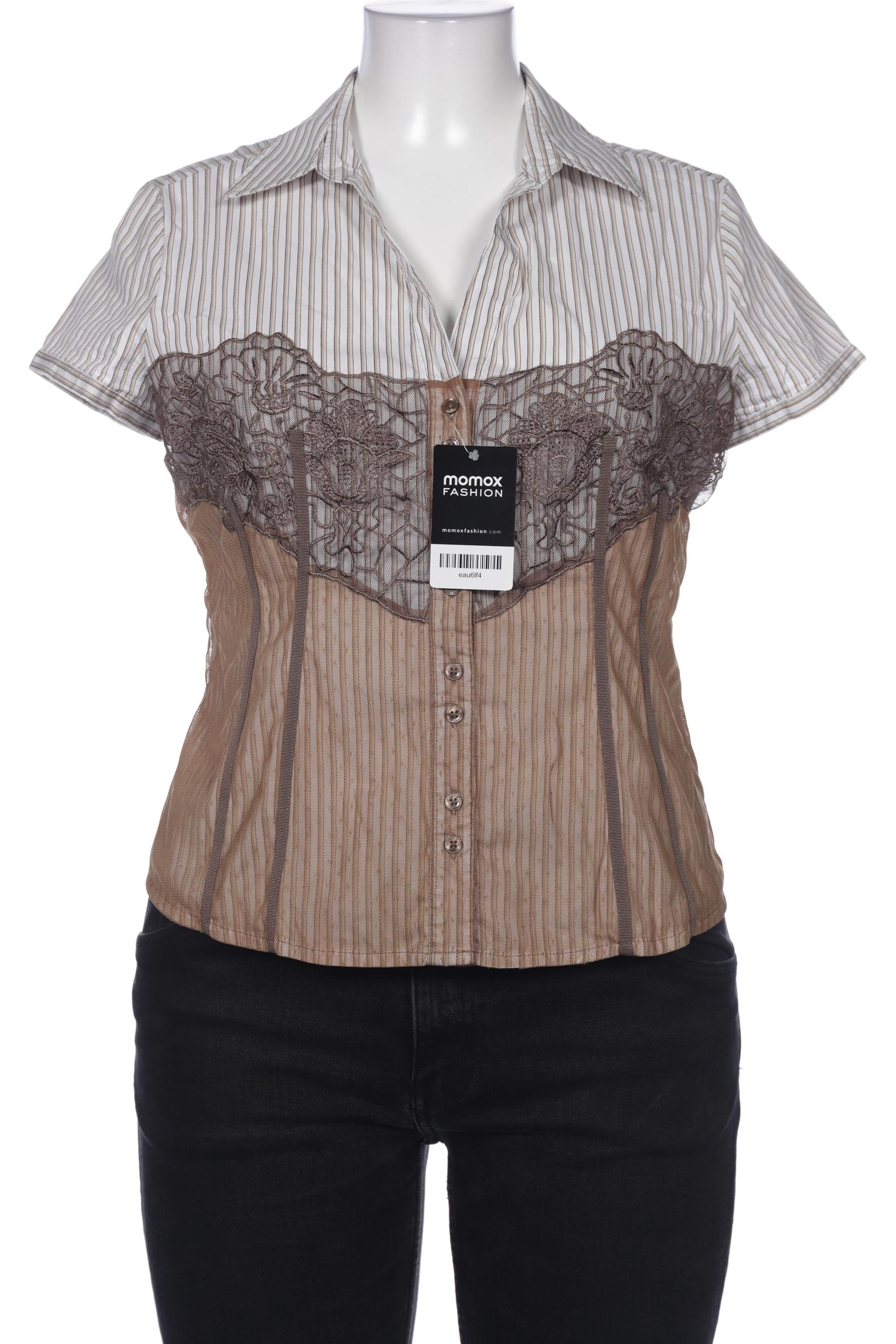 

Comma Damen Bluse, beige, Gr. 44