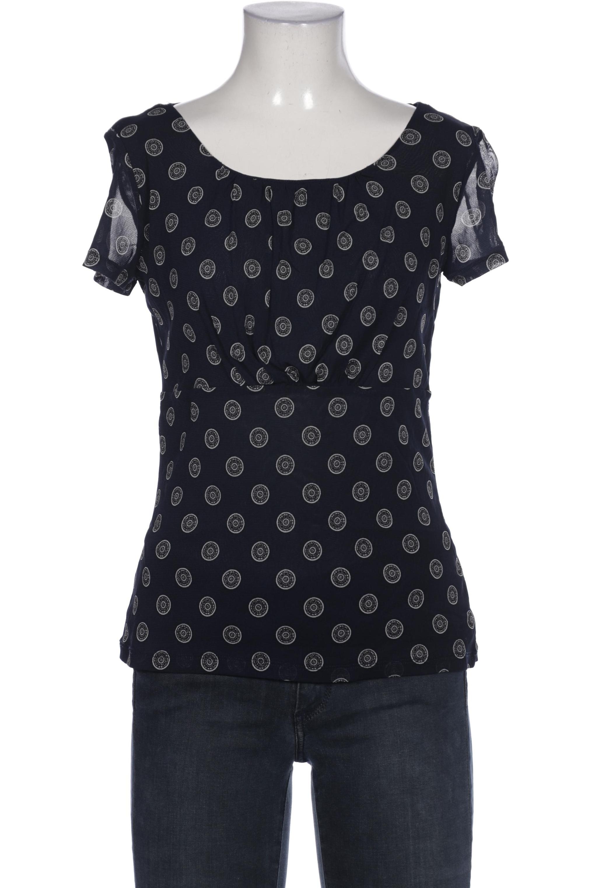 

Comma Damen Bluse, marineblau, Gr. 36