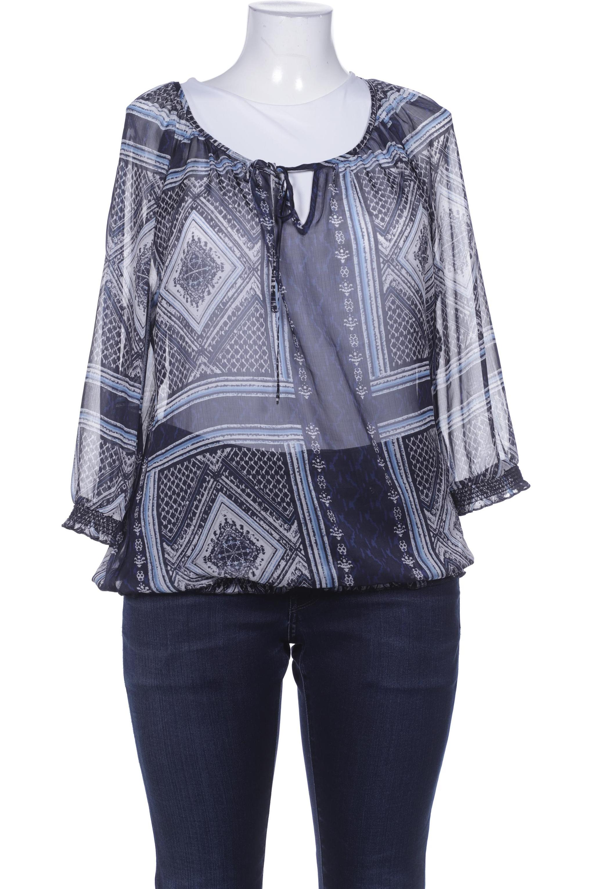 

Comma Damen Bluse, blau