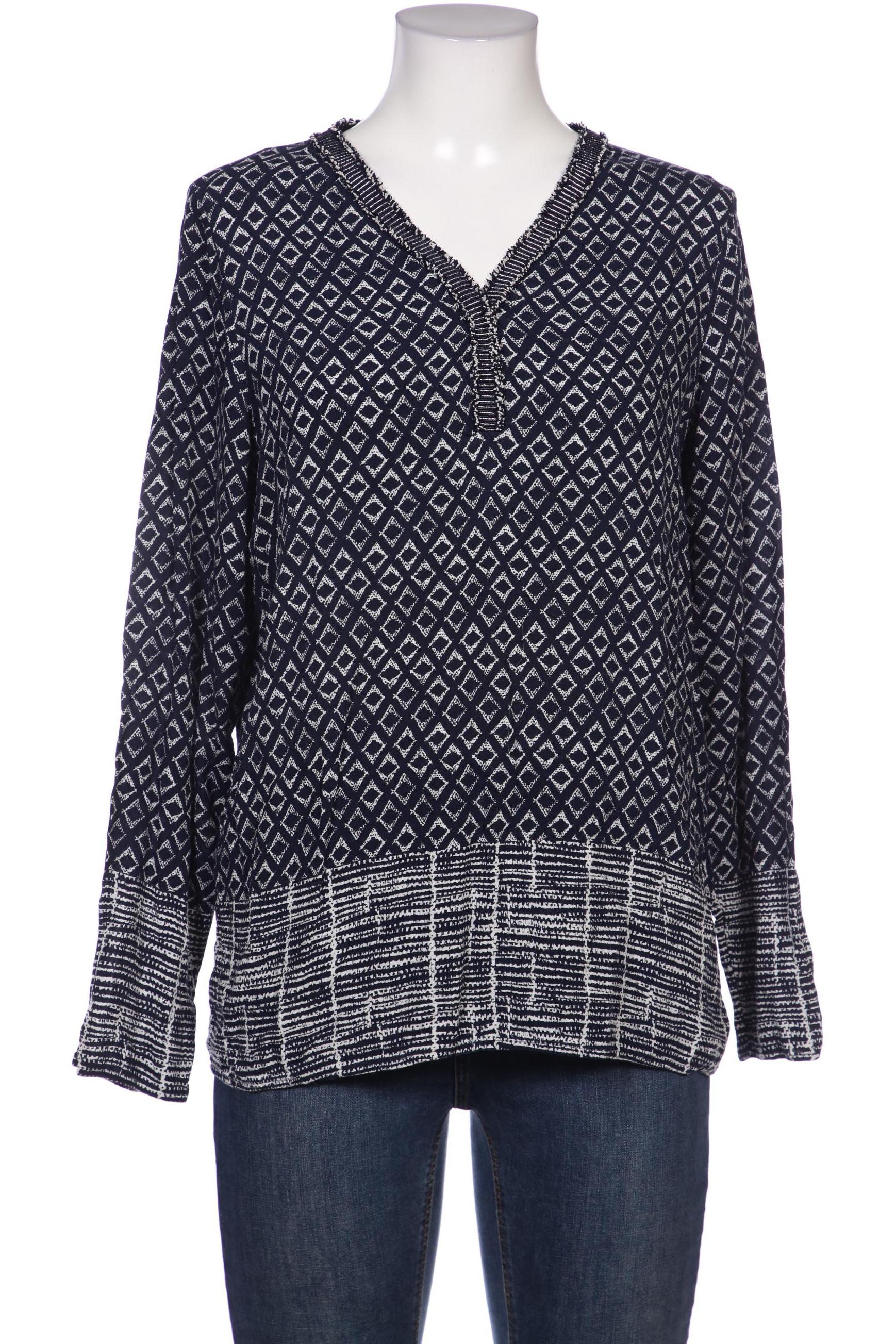 

Comma Damen Bluse, marineblau, Gr. 40