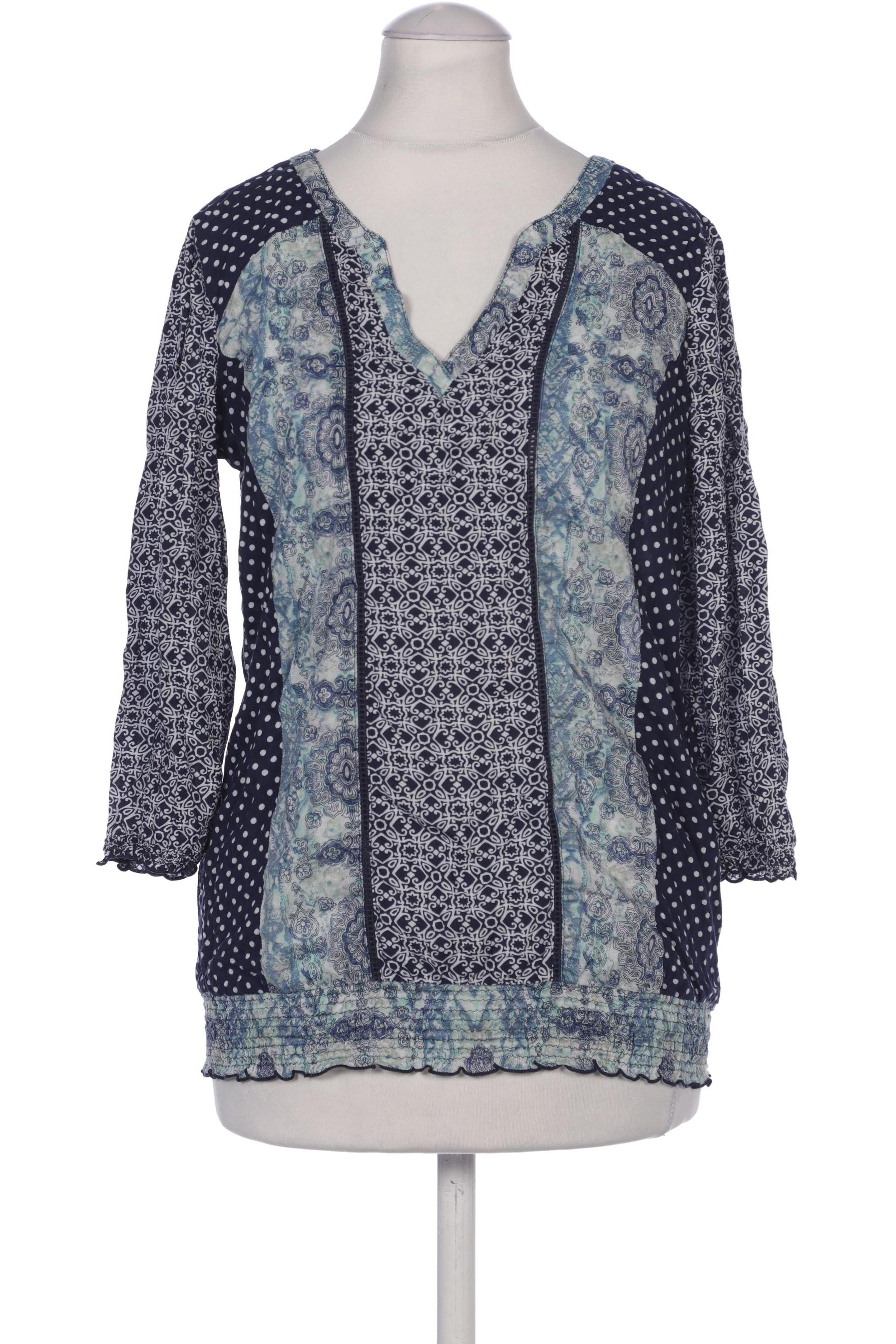 

Comma Damen Bluse, blau, Gr. 34