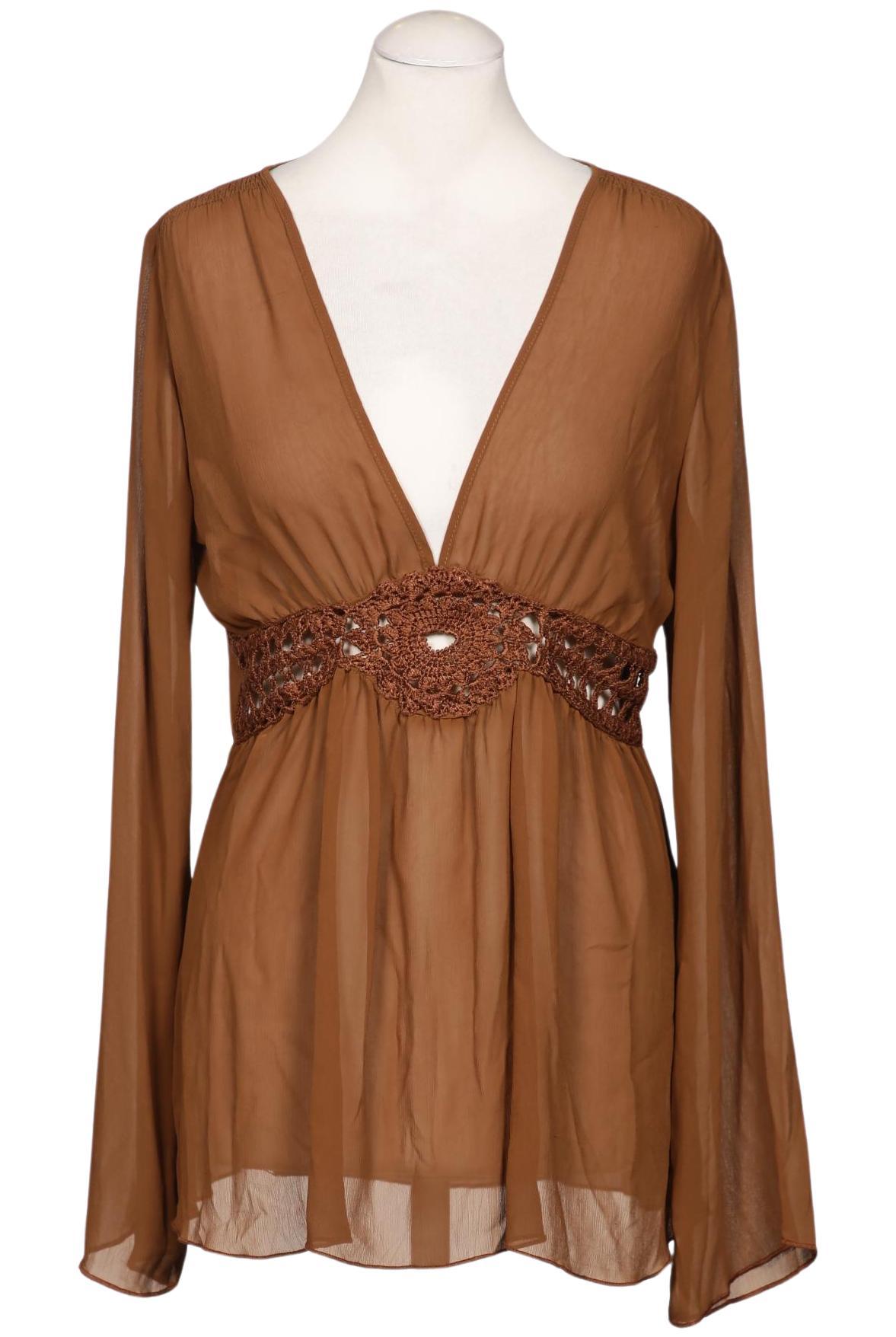 

Comma Damen Bluse, braun, Gr. 38