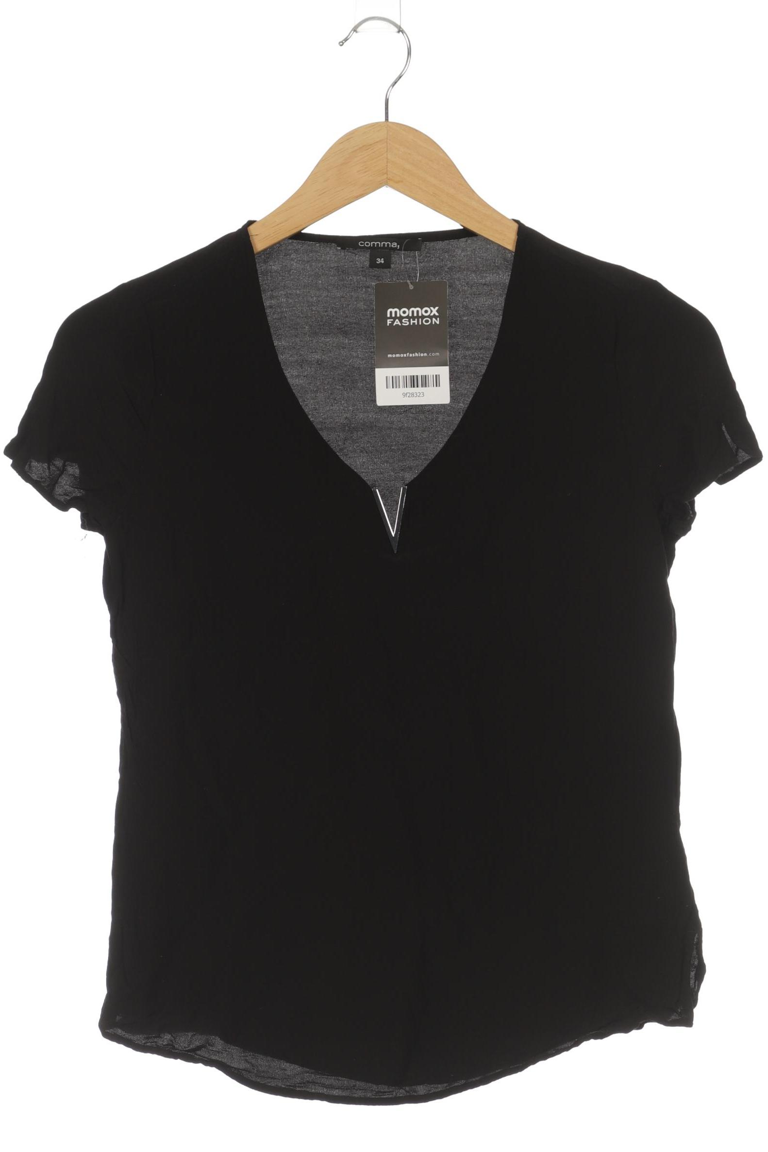 

Comma Damen Bluse, schwarz, Gr. 34
