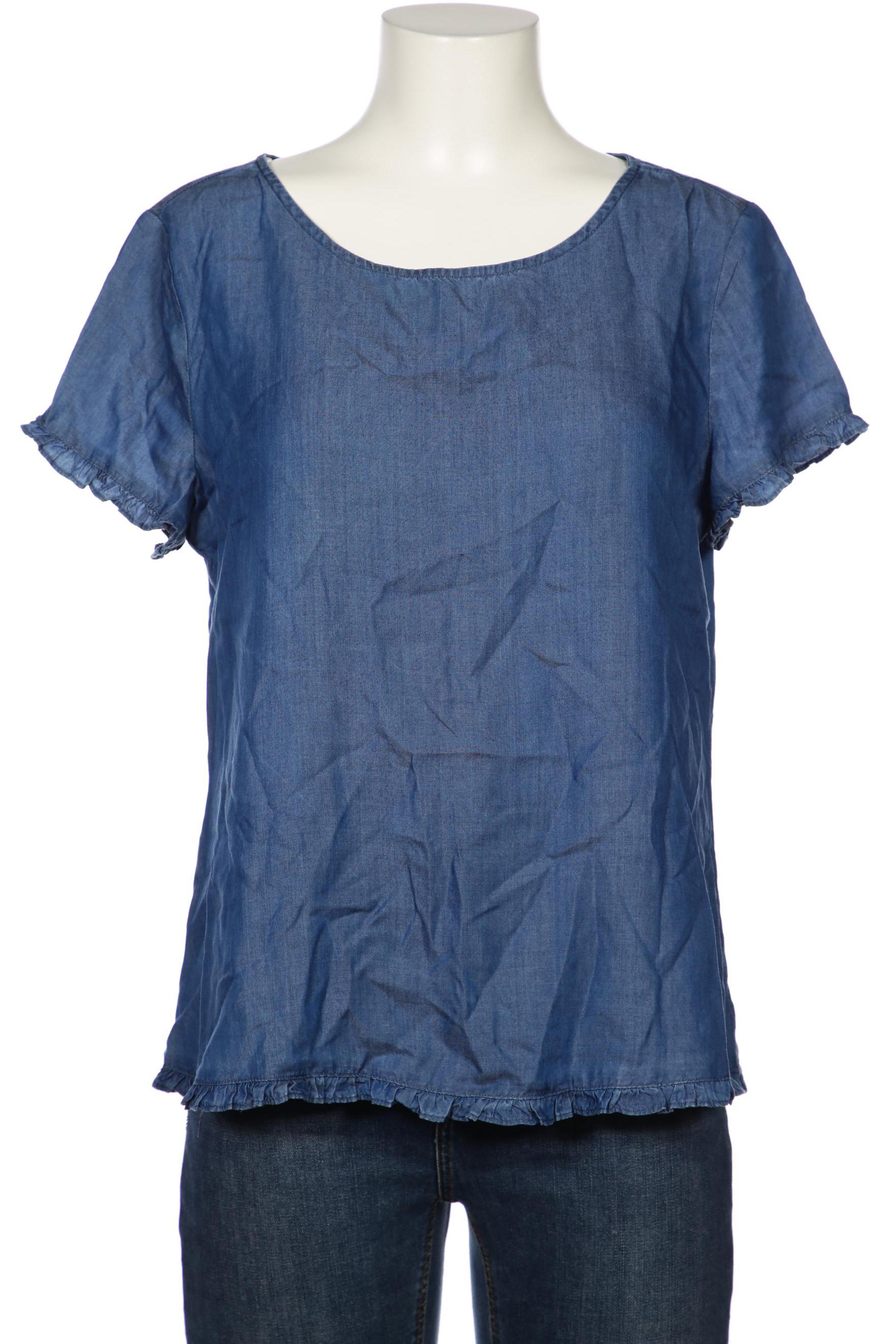 

Comma Damen Bluse, blau, Gr. 40