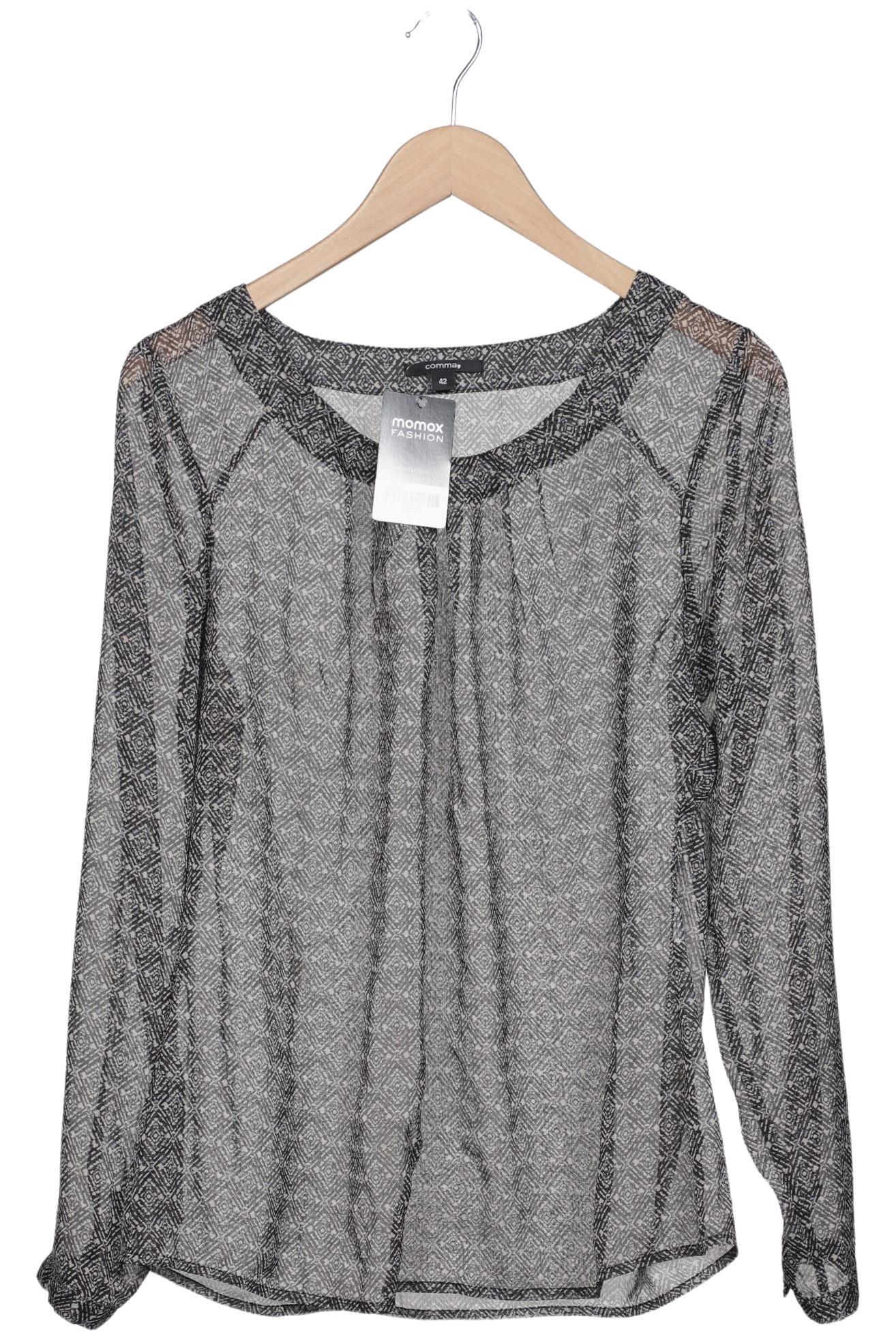 

Comma Damen Bluse, grau, Gr. 42