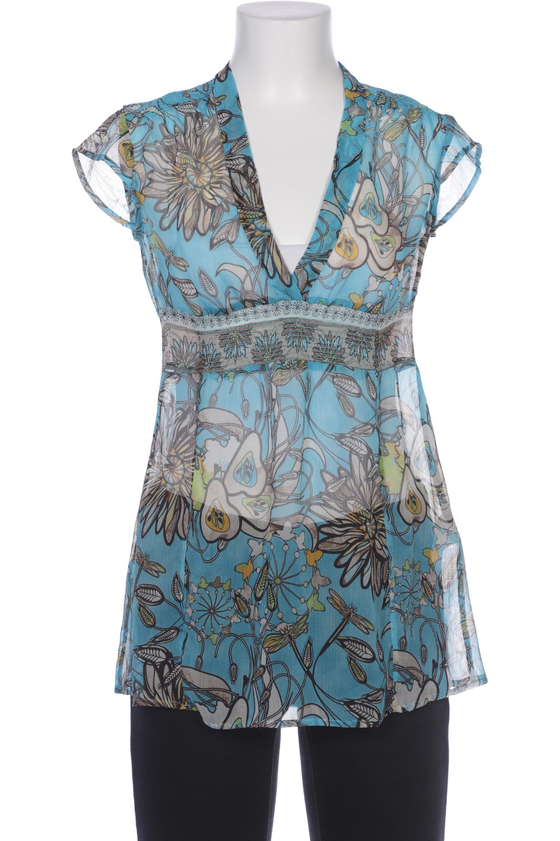 

Comma Damen Bluse, blau, Gr. 34