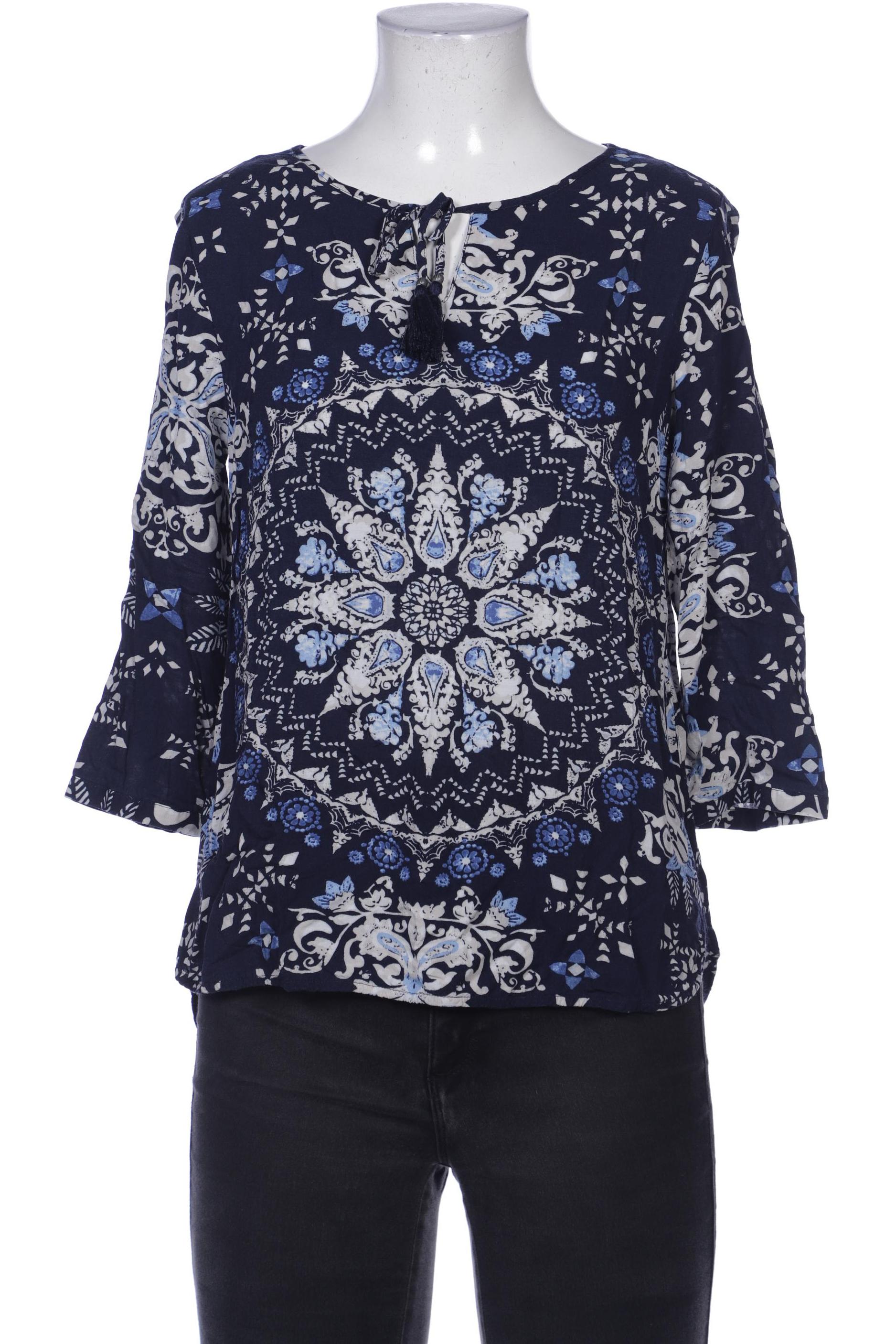 

Comma Damen Bluse, marineblau, Gr. 34