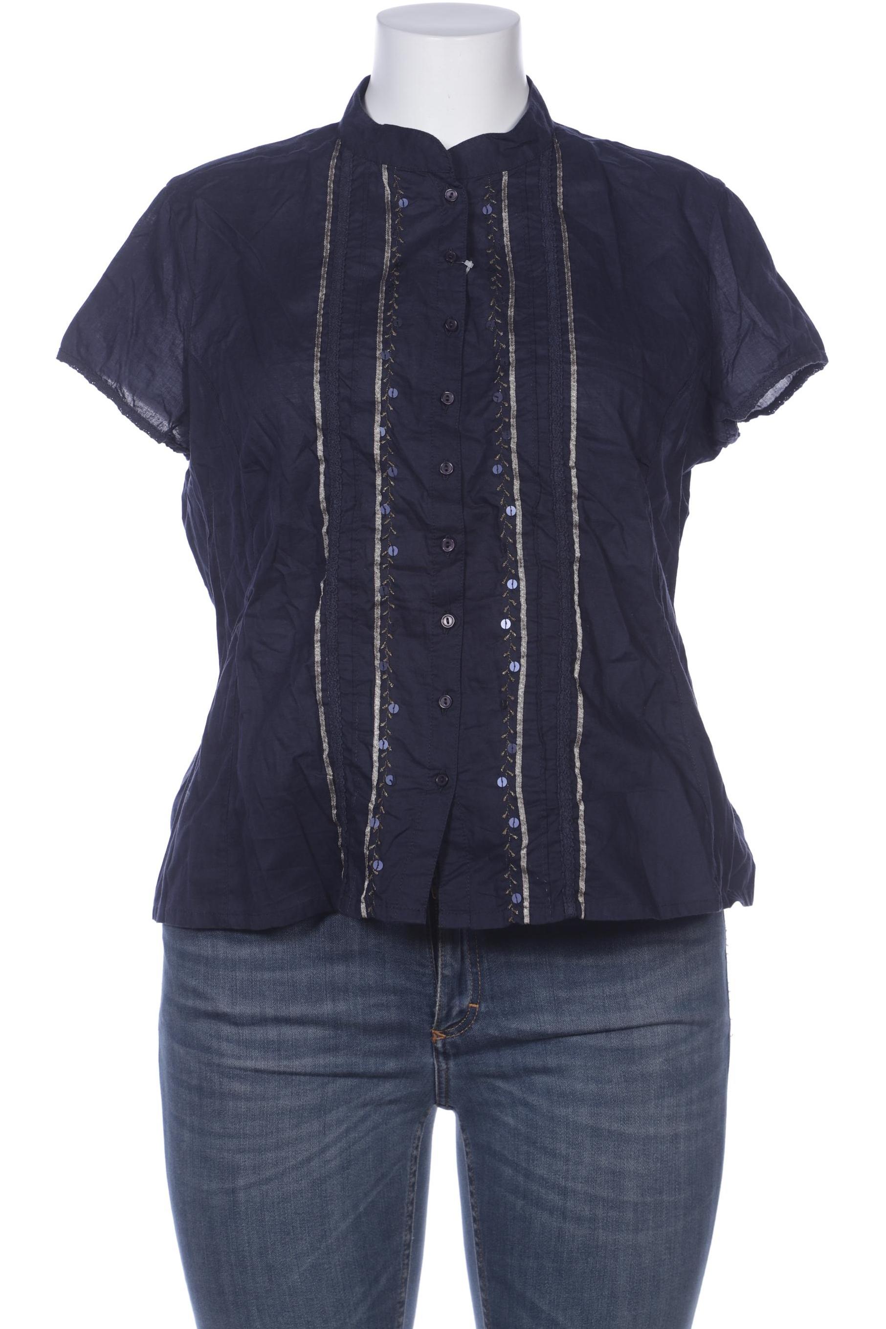 

Comma Damen Bluse, marineblau, Gr. 44