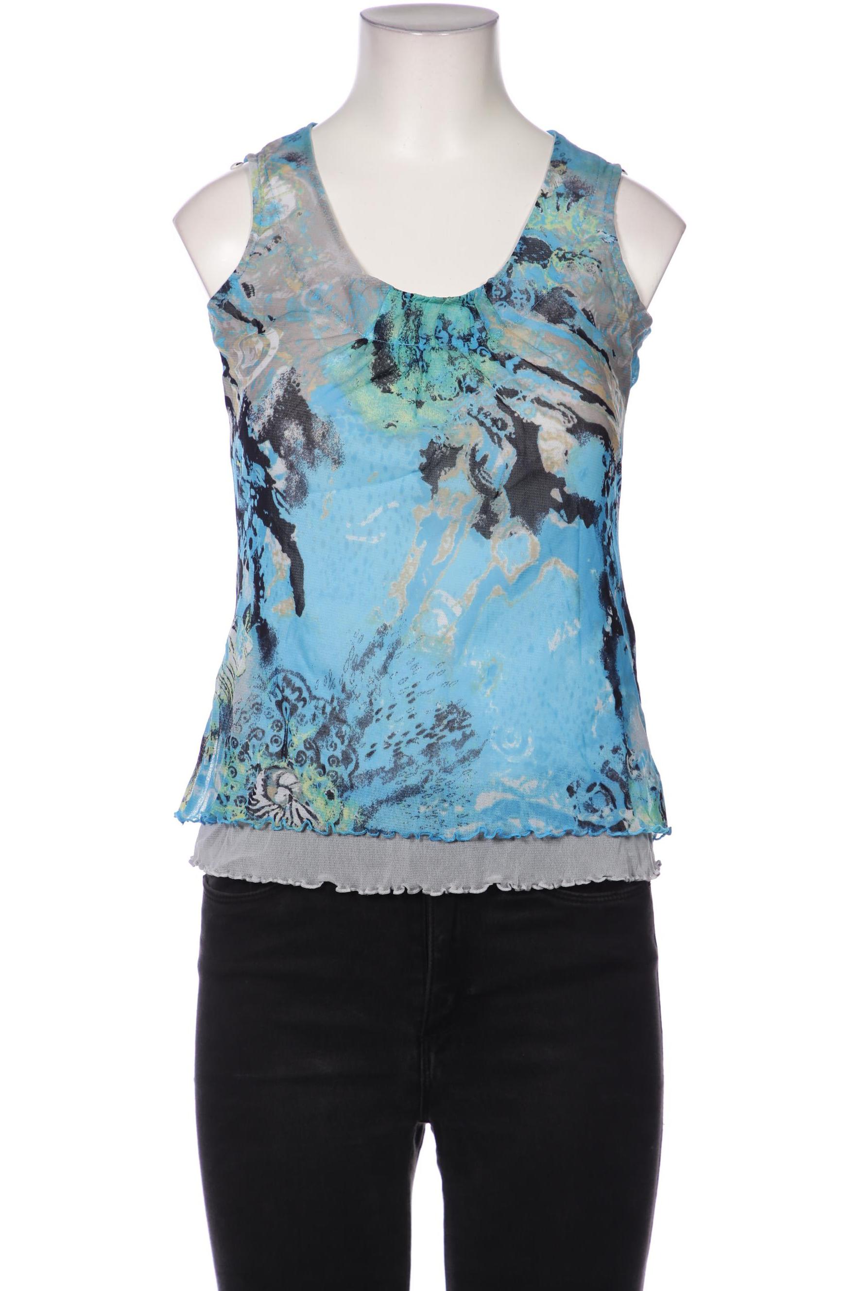 

Comma Damen Bluse, blau, Gr. 34
