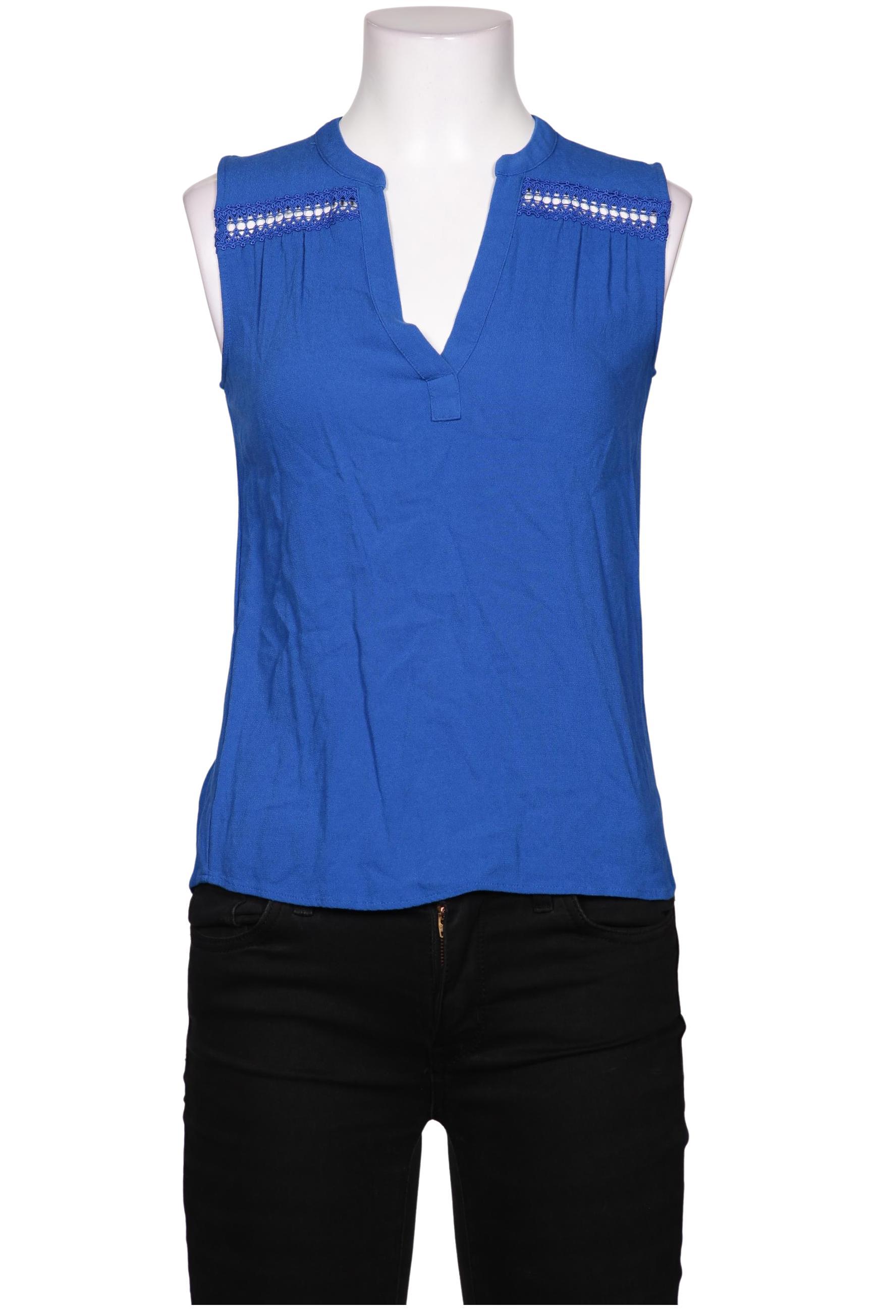 

Comma Damen Bluse, blau, Gr. 34