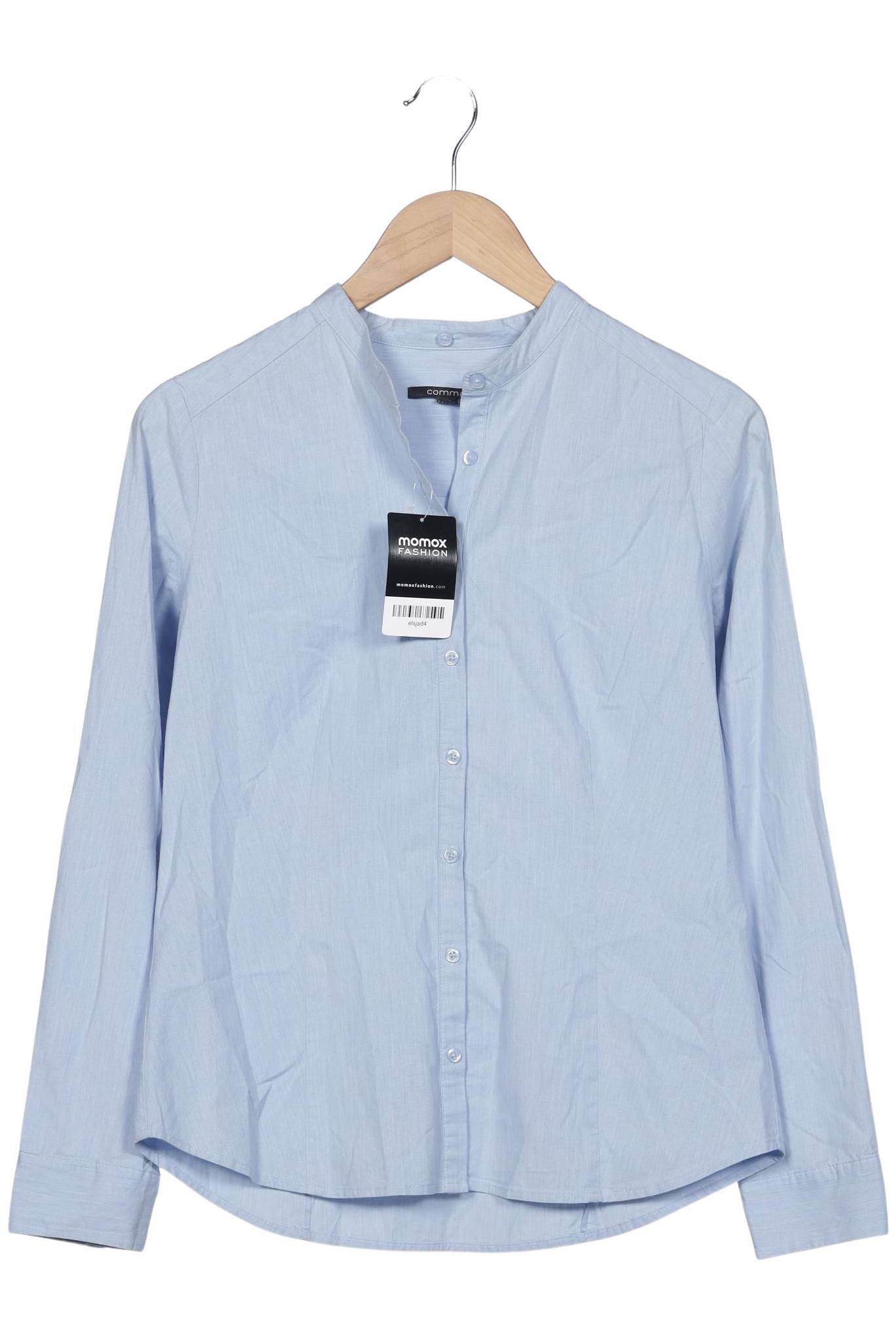 

Comma Damen Bluse, blau, Gr. 38