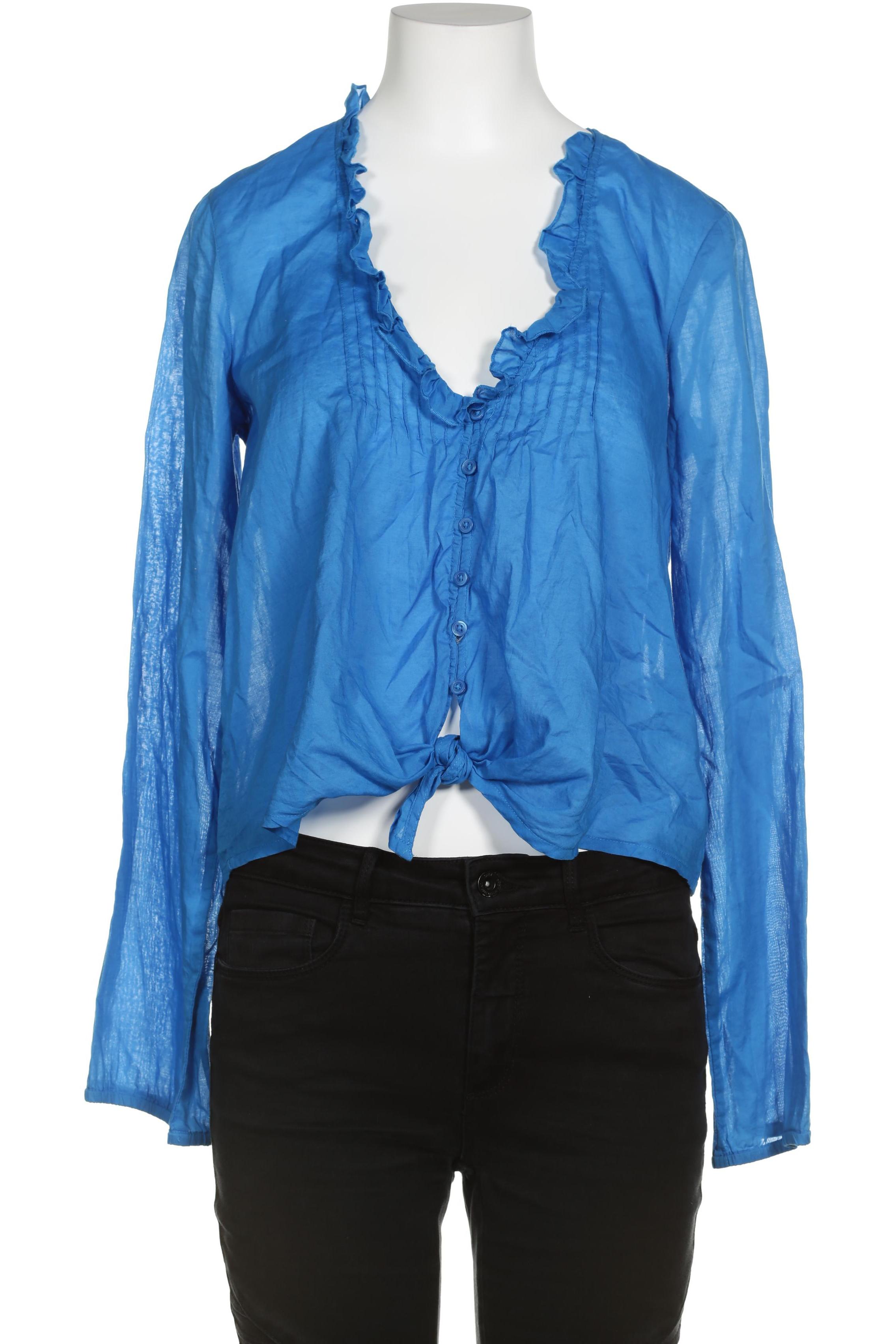 

Comma Damen Bluse, blau, Gr. 36