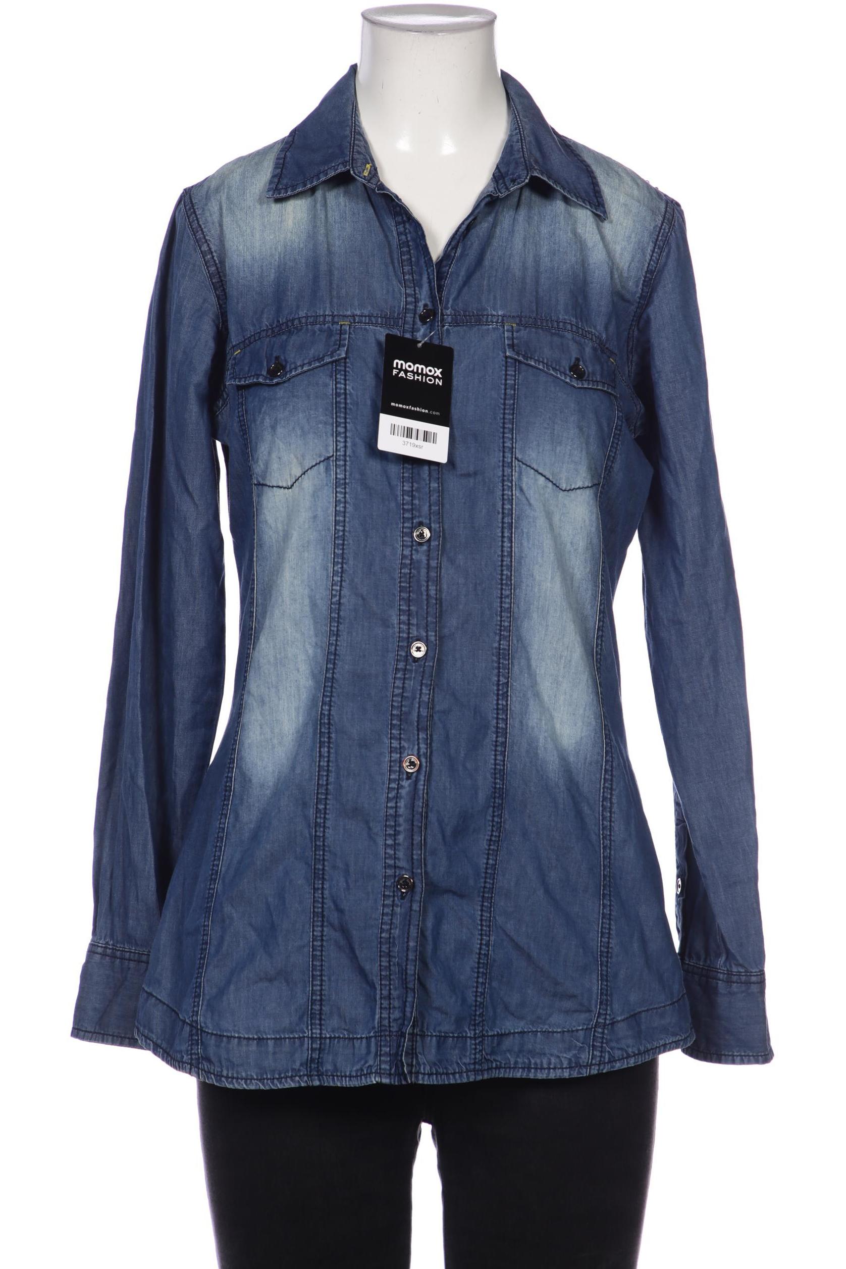 

Comma Damen Bluse, blau