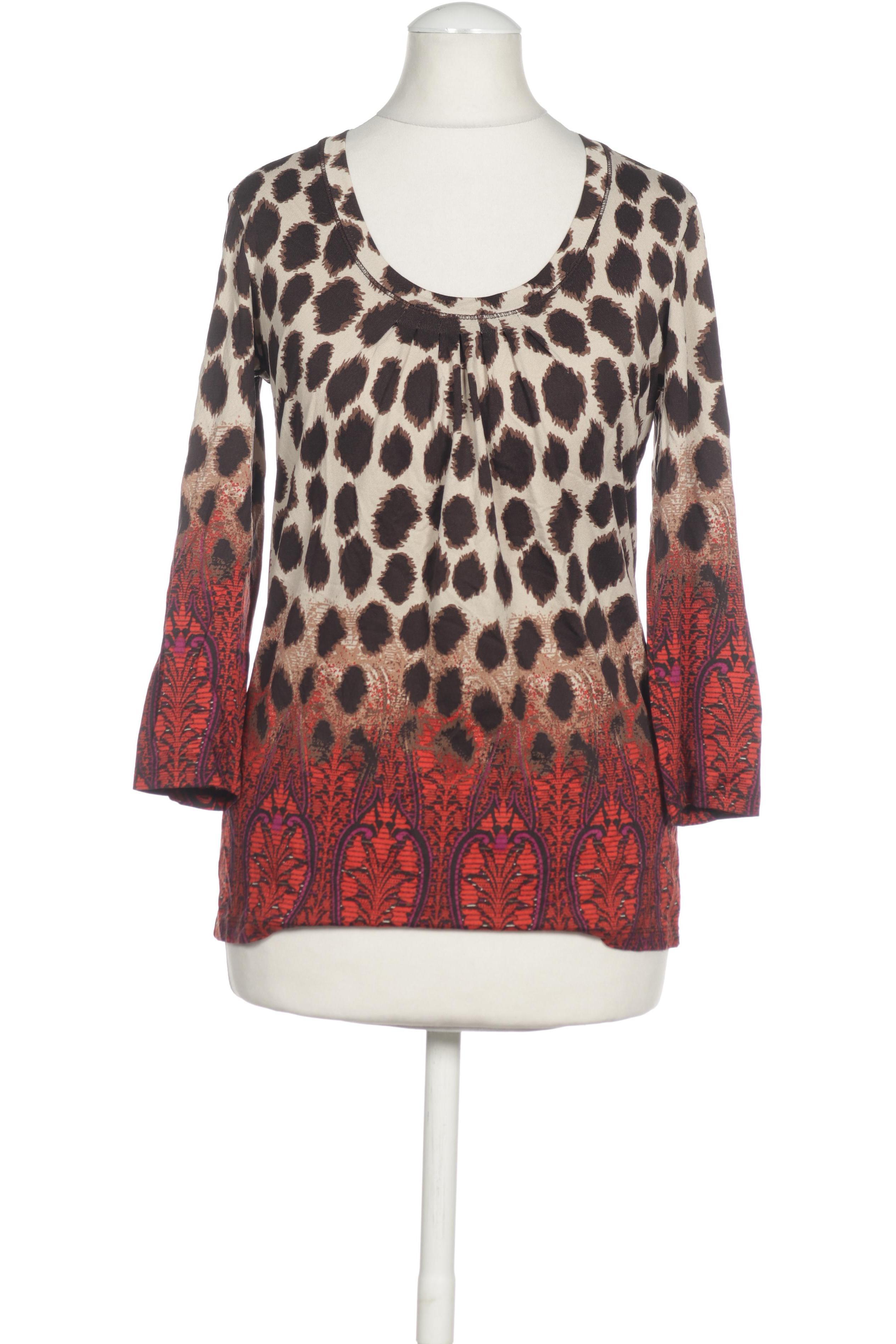 

Comma Damen Bluse, braun, beige, Gr. 34