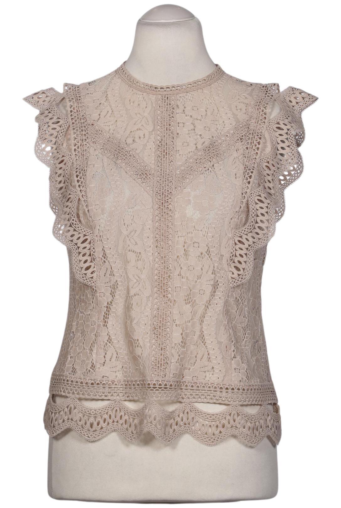 

Comma Damen Bluse, beige, Gr. 38