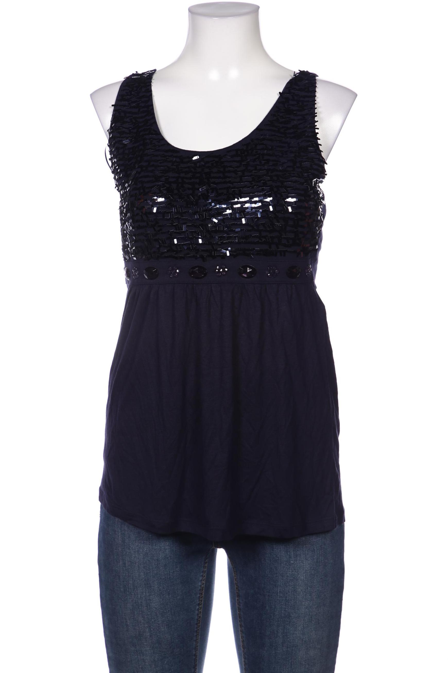 

Comma Damen Bluse, marineblau, Gr. 38