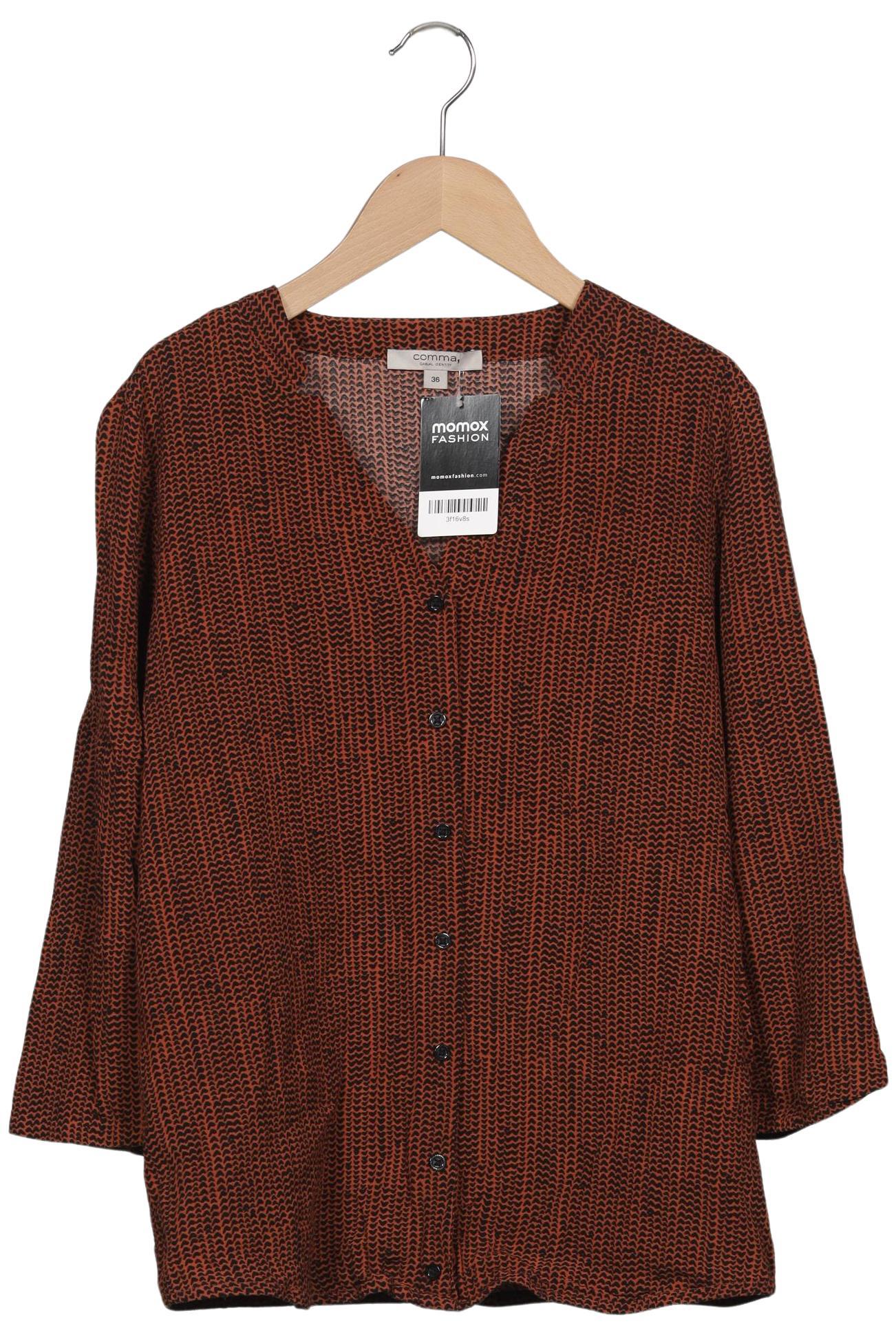 

Comma Damen Bluse, braun, Gr. 36