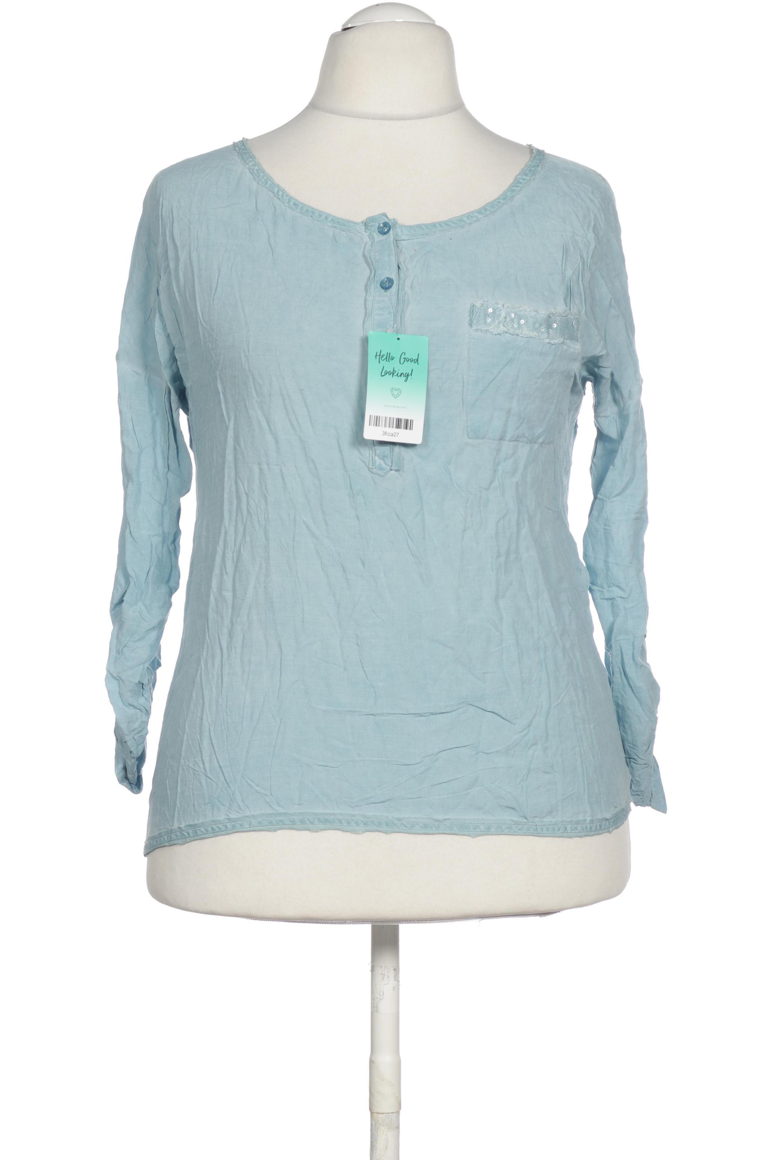 

Comma Damen Bluse, blau, Gr. 40