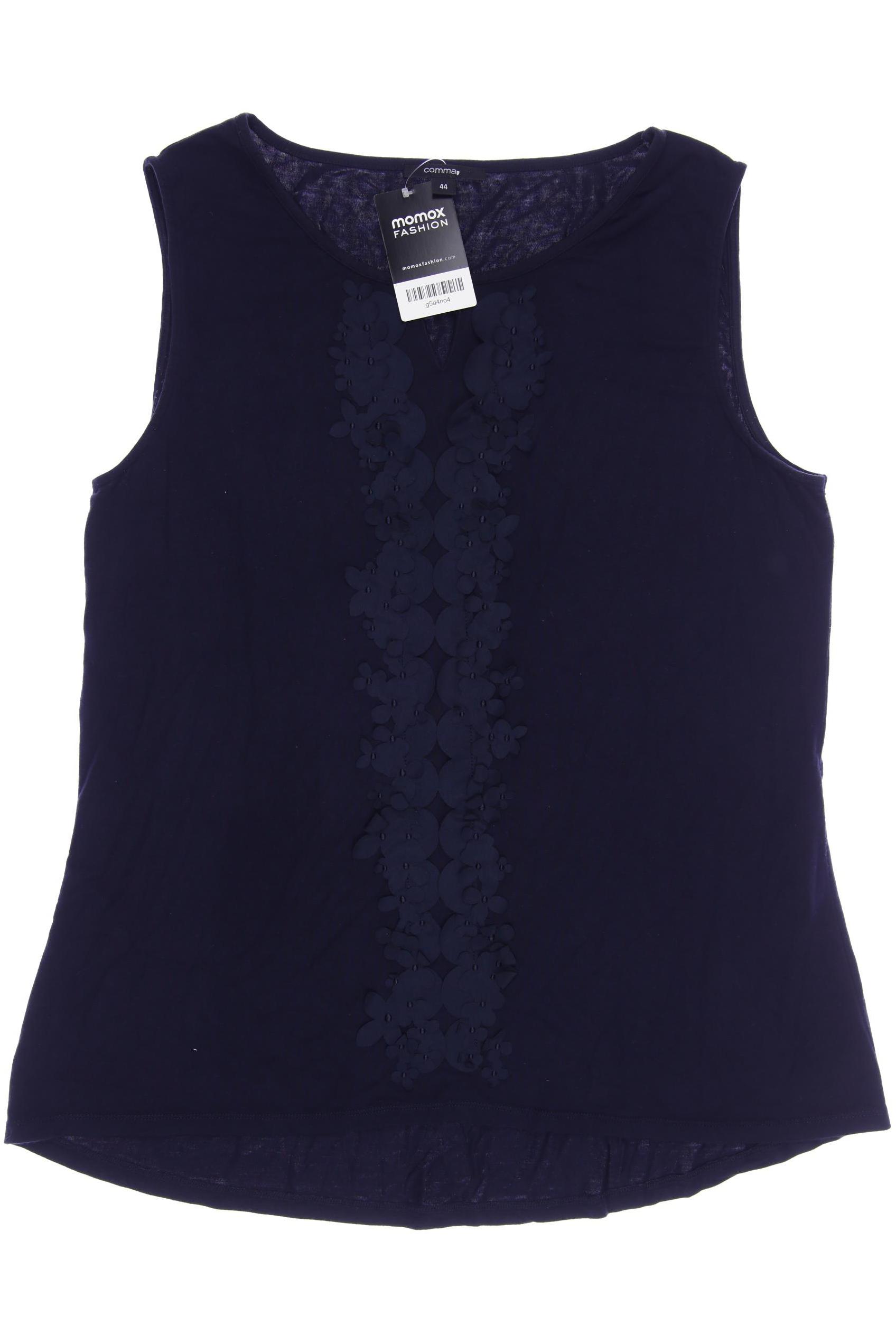 

Comma Damen Bluse, marineblau, Gr. 44