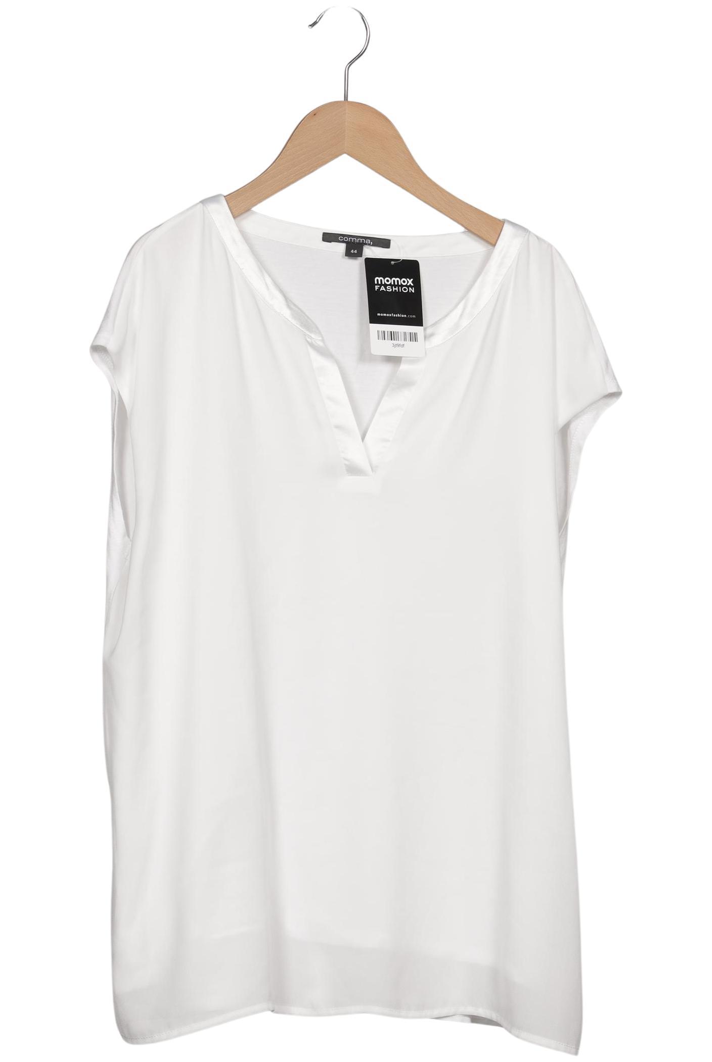 

Comma Damen Bluse, weiß, Gr. 44