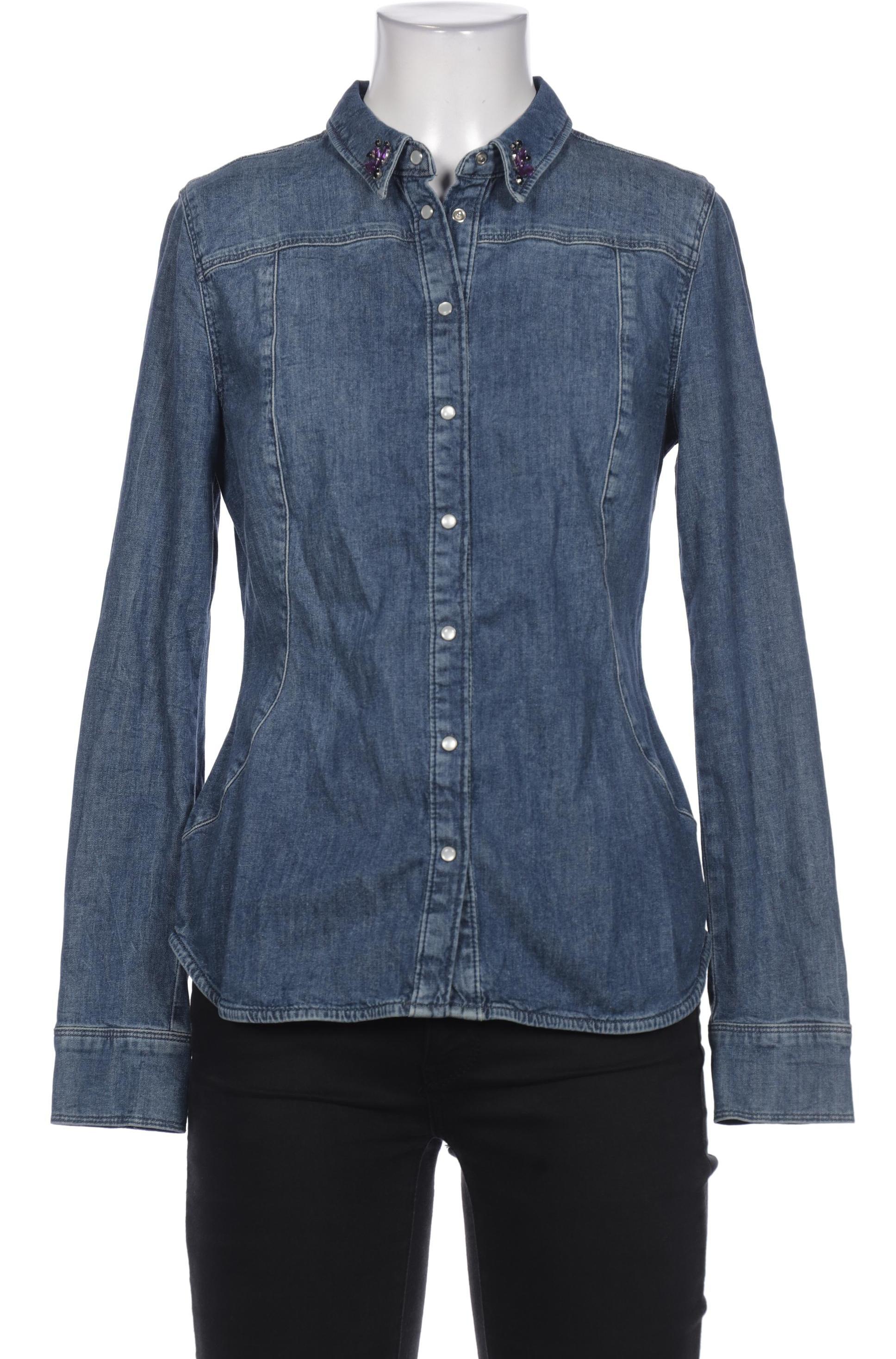 

Comma Damen Bluse, blau, Gr. 36